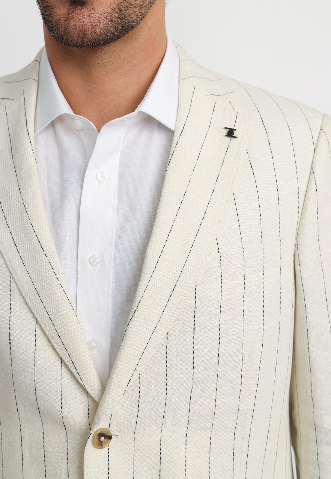 Chaqueta Hombre Formal Lino Classic Arena-2