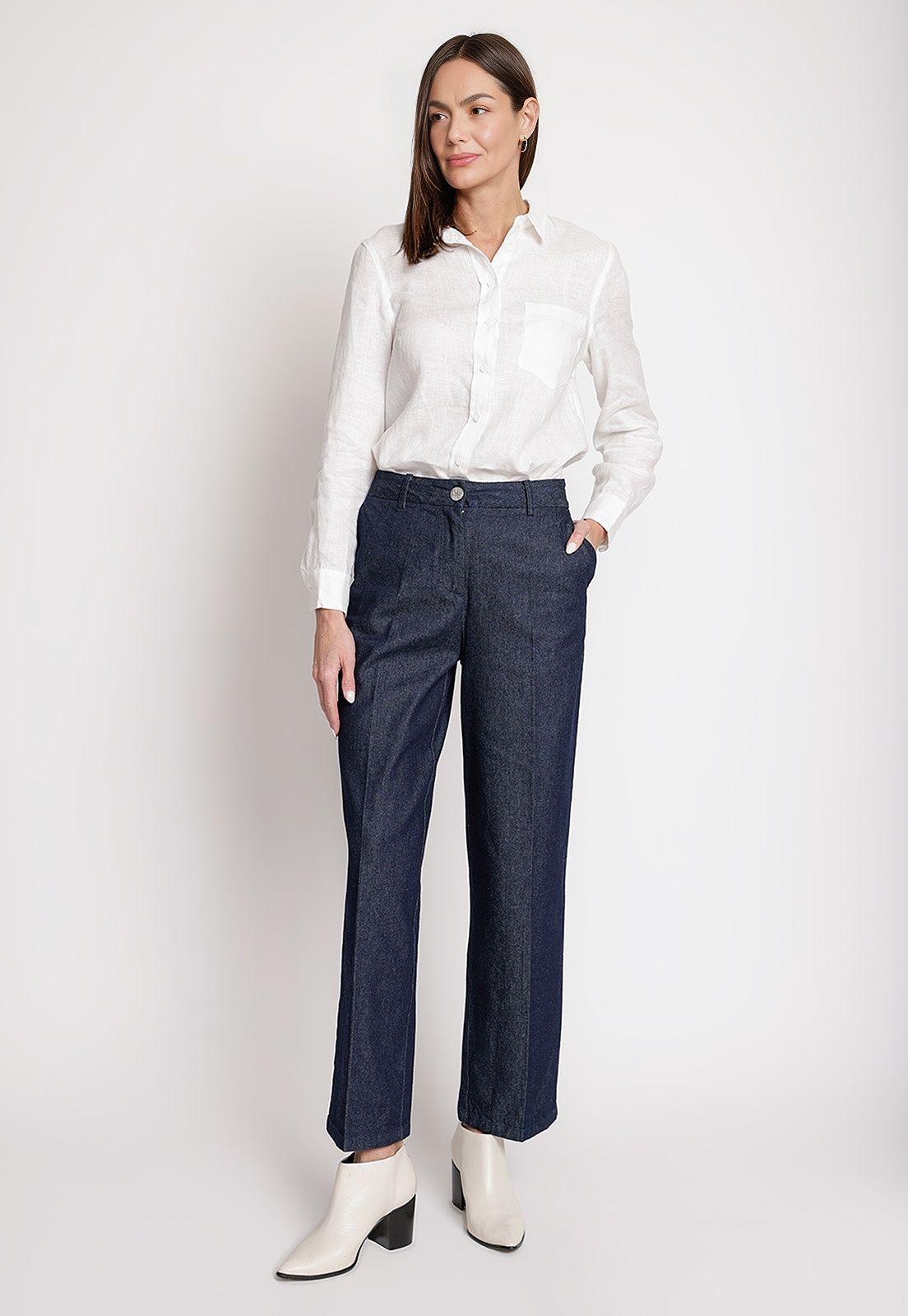 Pantalón de Mujer Modelo Margot Pant Color Indigo-3