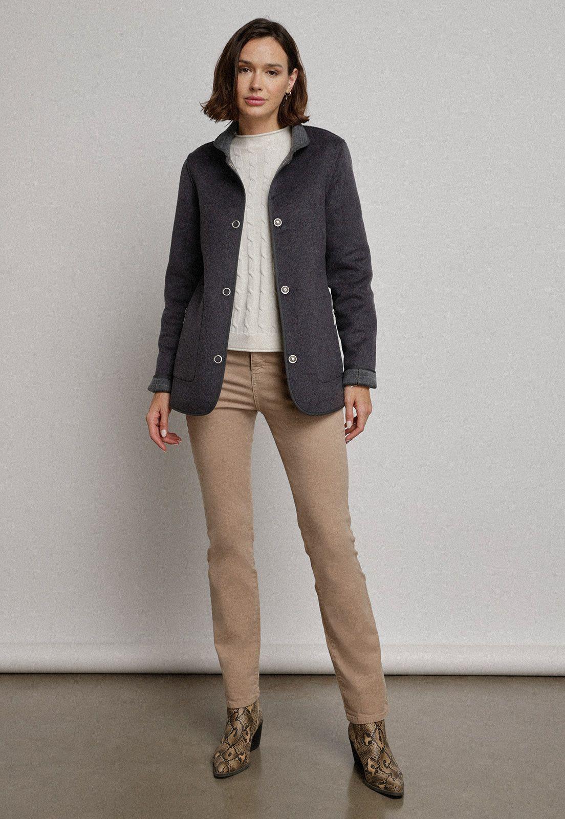 Chaquetón Marlee Reversible Acero-7