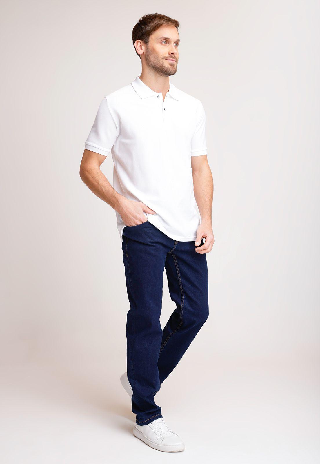 Polera hombre polo Marinni blanco-3