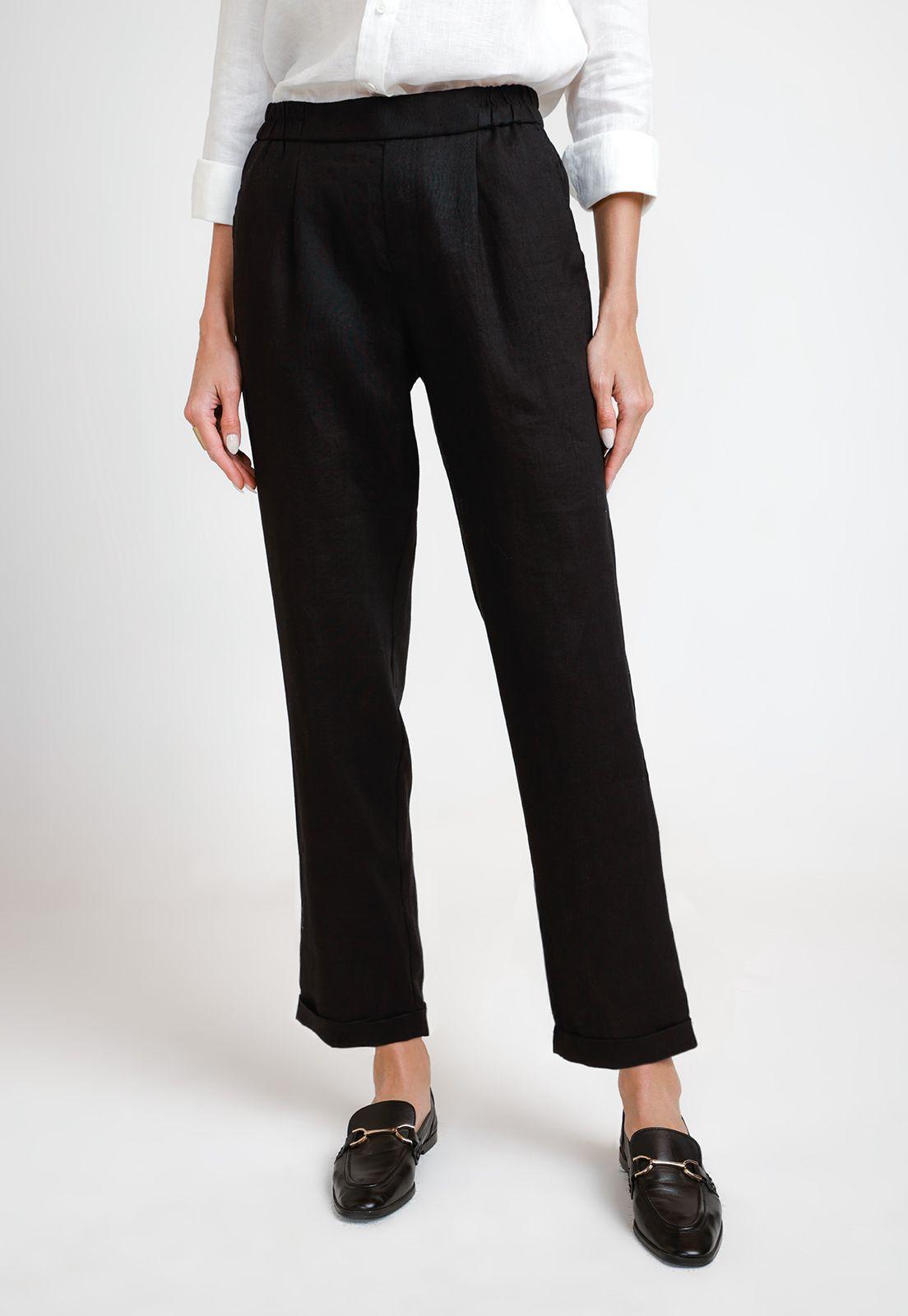 Pantalón de Mujer Modelo Clara Color Negro-0