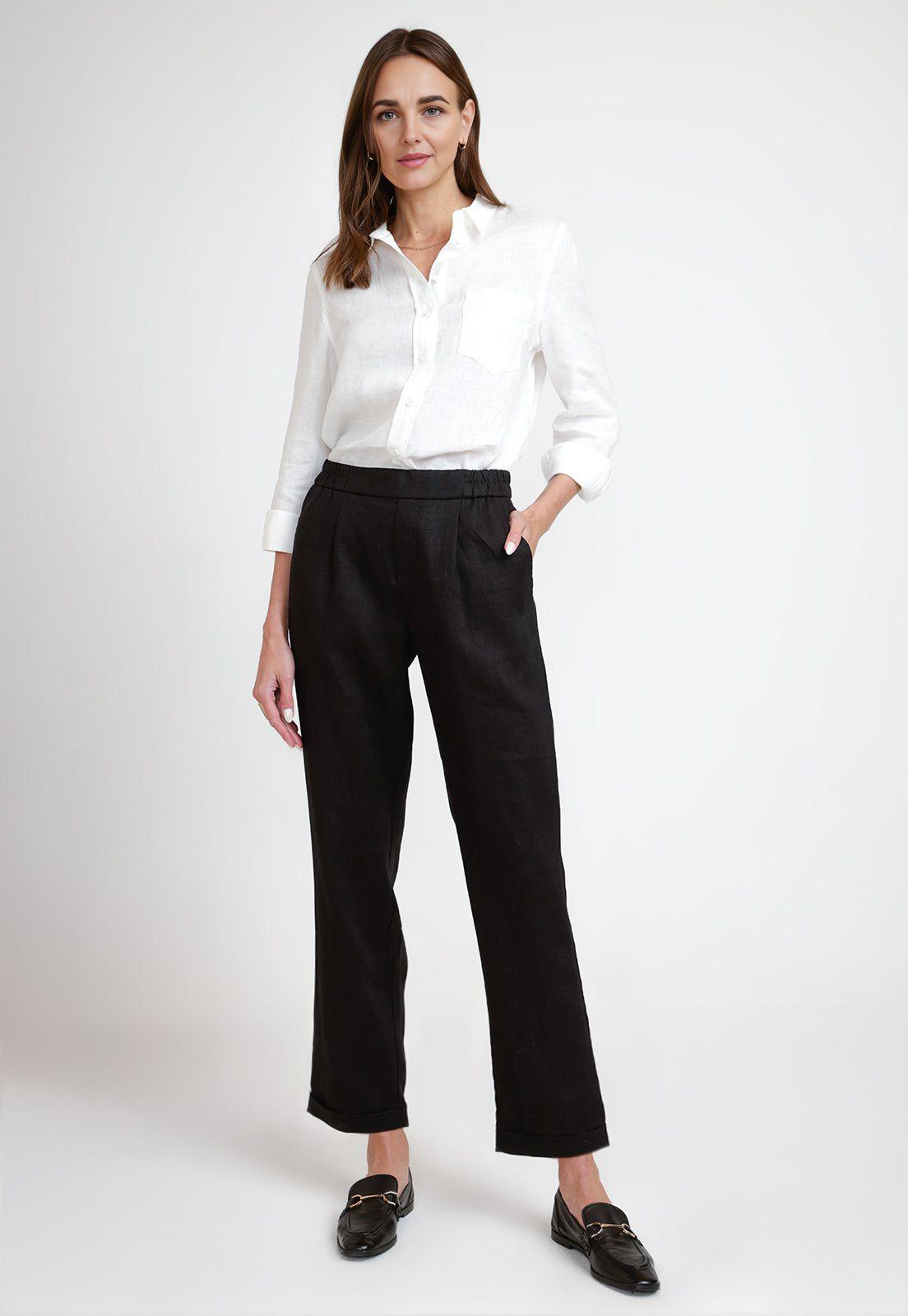 Pantalón de Mujer Modelo Clara Color Negro-3