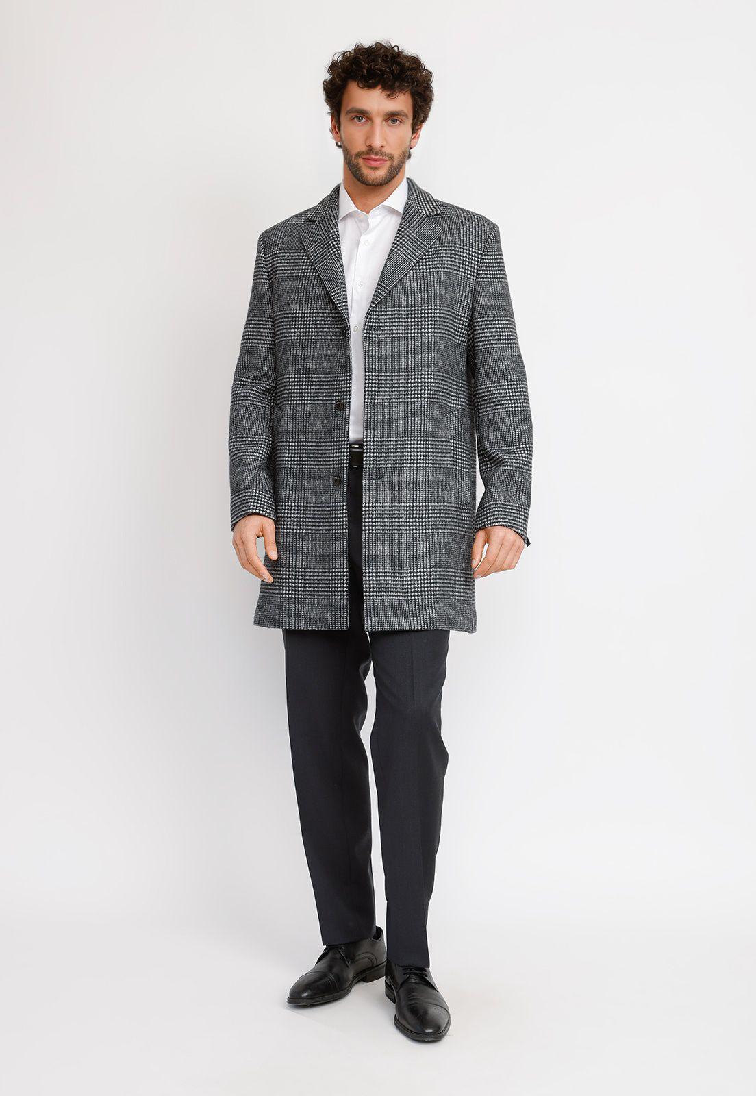 Abrigo Hombre Formal Vercelli Virgilio Negro-3