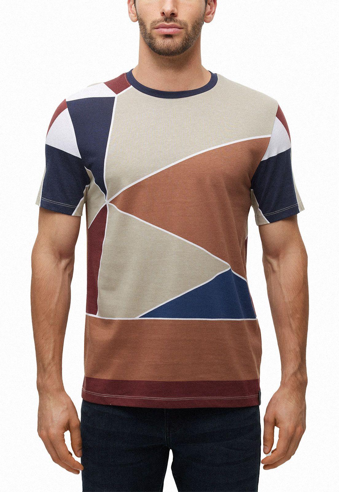 Polera Casual Estampada Ultra Soft Beige-0