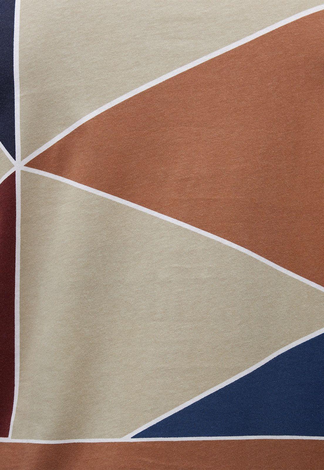 Polera Casual Estampada Ultra Soft Beige-2