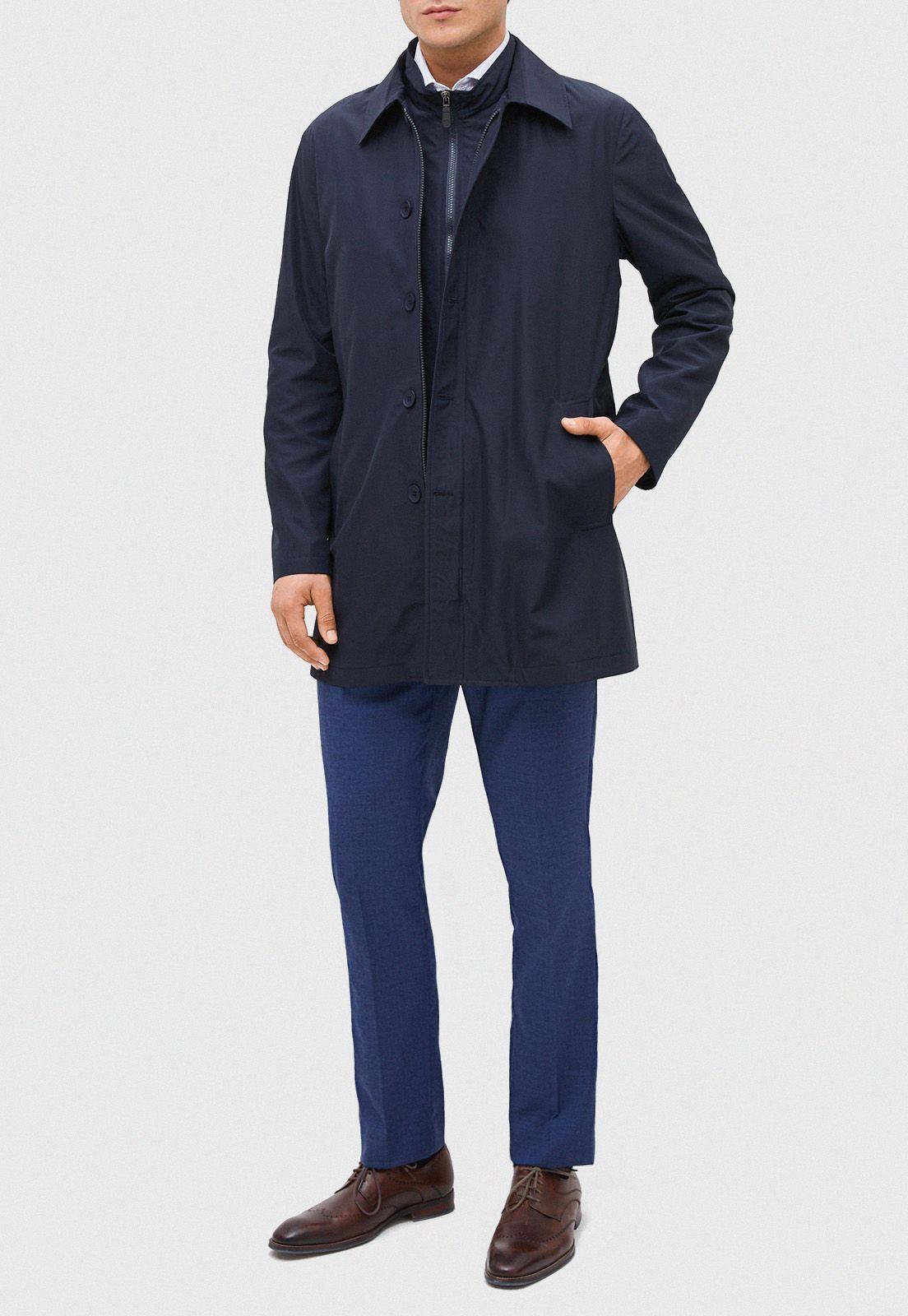 Impermeable Italiano azul-0