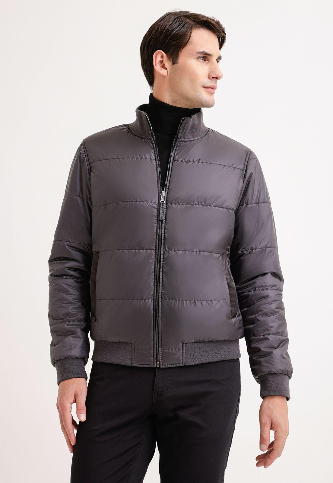 Chaqueta Cuero Reversible Hombre-1