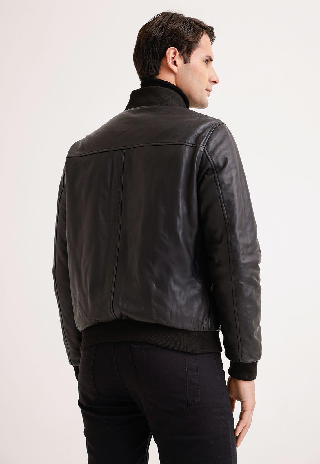 Chaqueta Cuero Reversible Hombre-2
