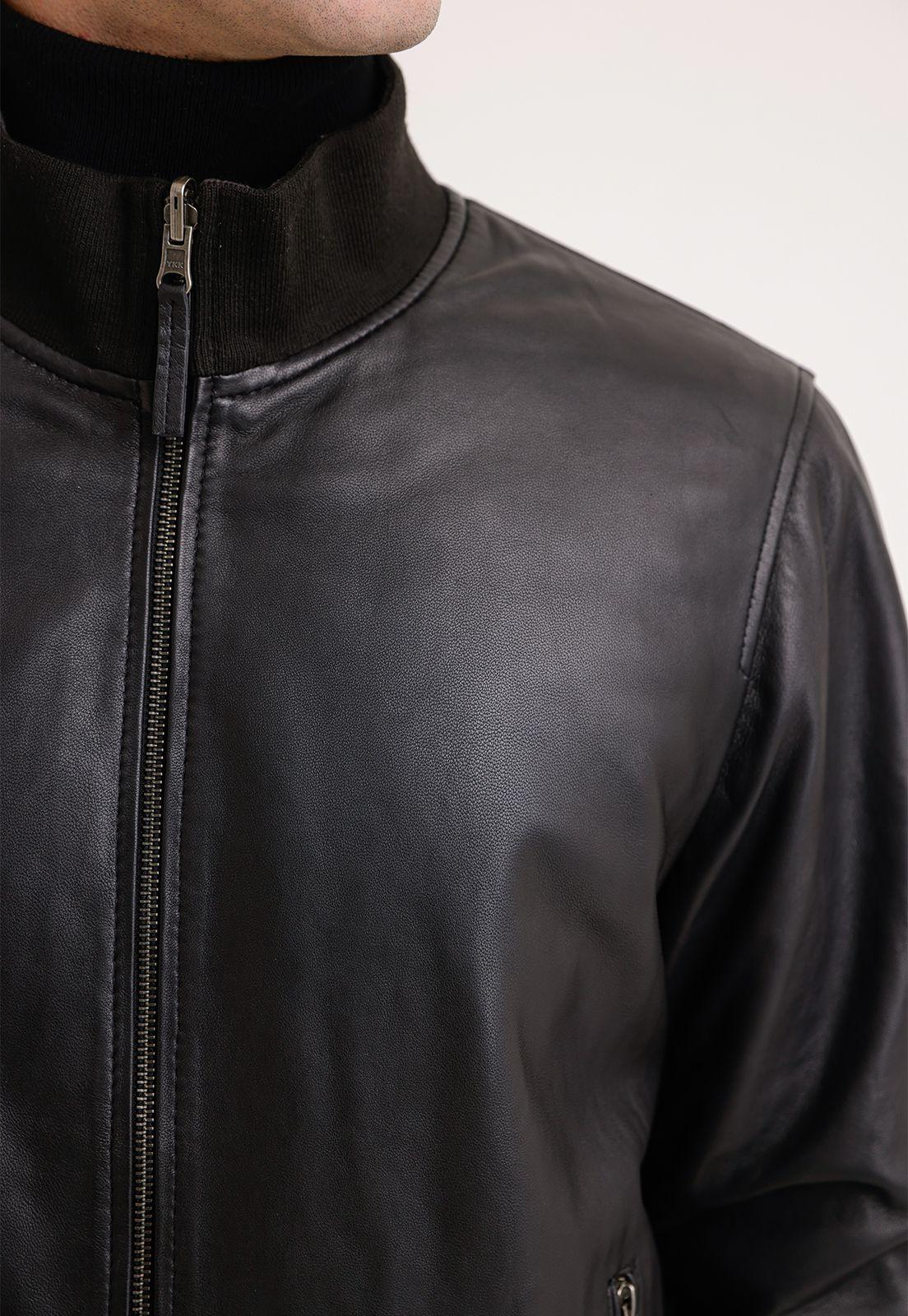 Chaqueta Cuero Reversible Hombre-3