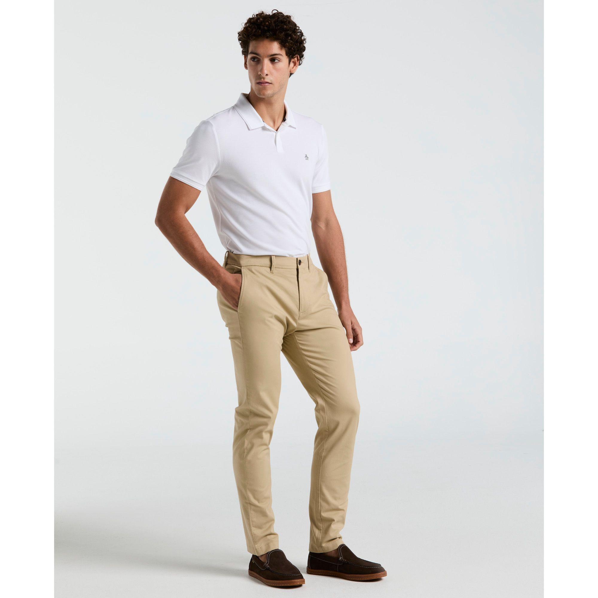 Pantalón Hombre Chino Beige OPBB0022-0