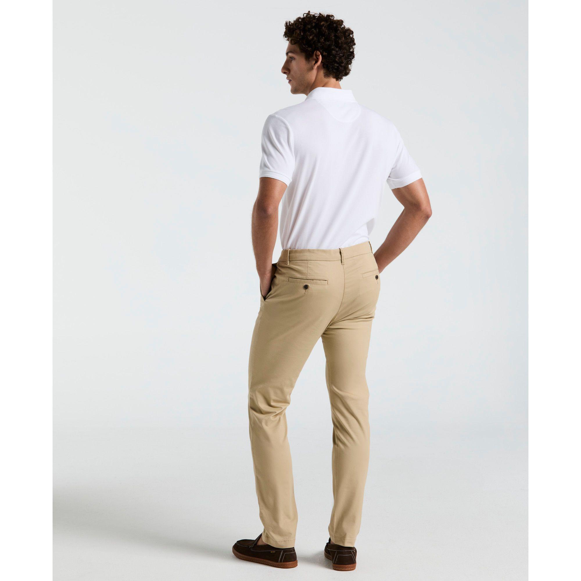 Pantalón Hombre Chino Beige OPBB0022-1