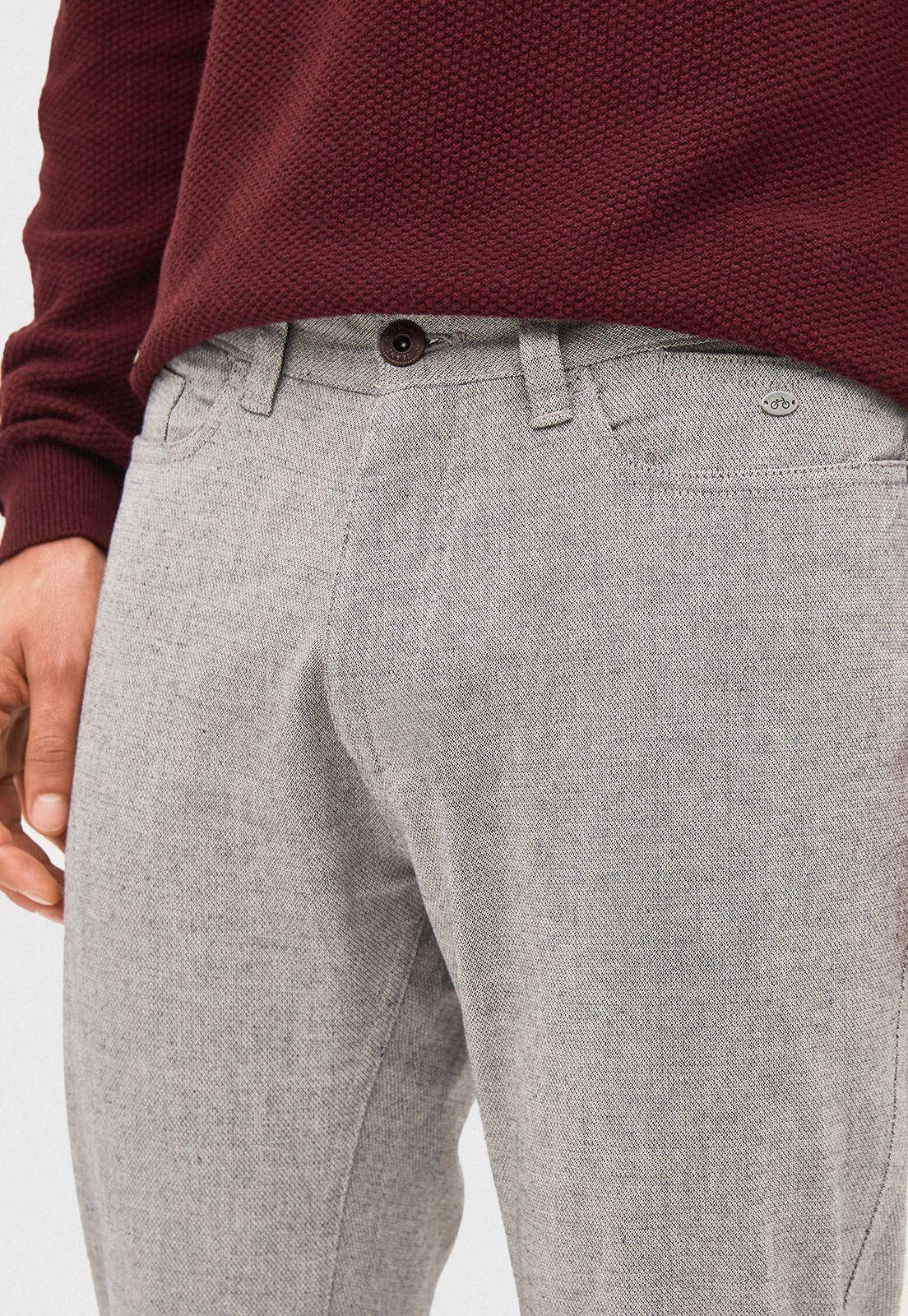 Pantalón casual Vilas Gris-2