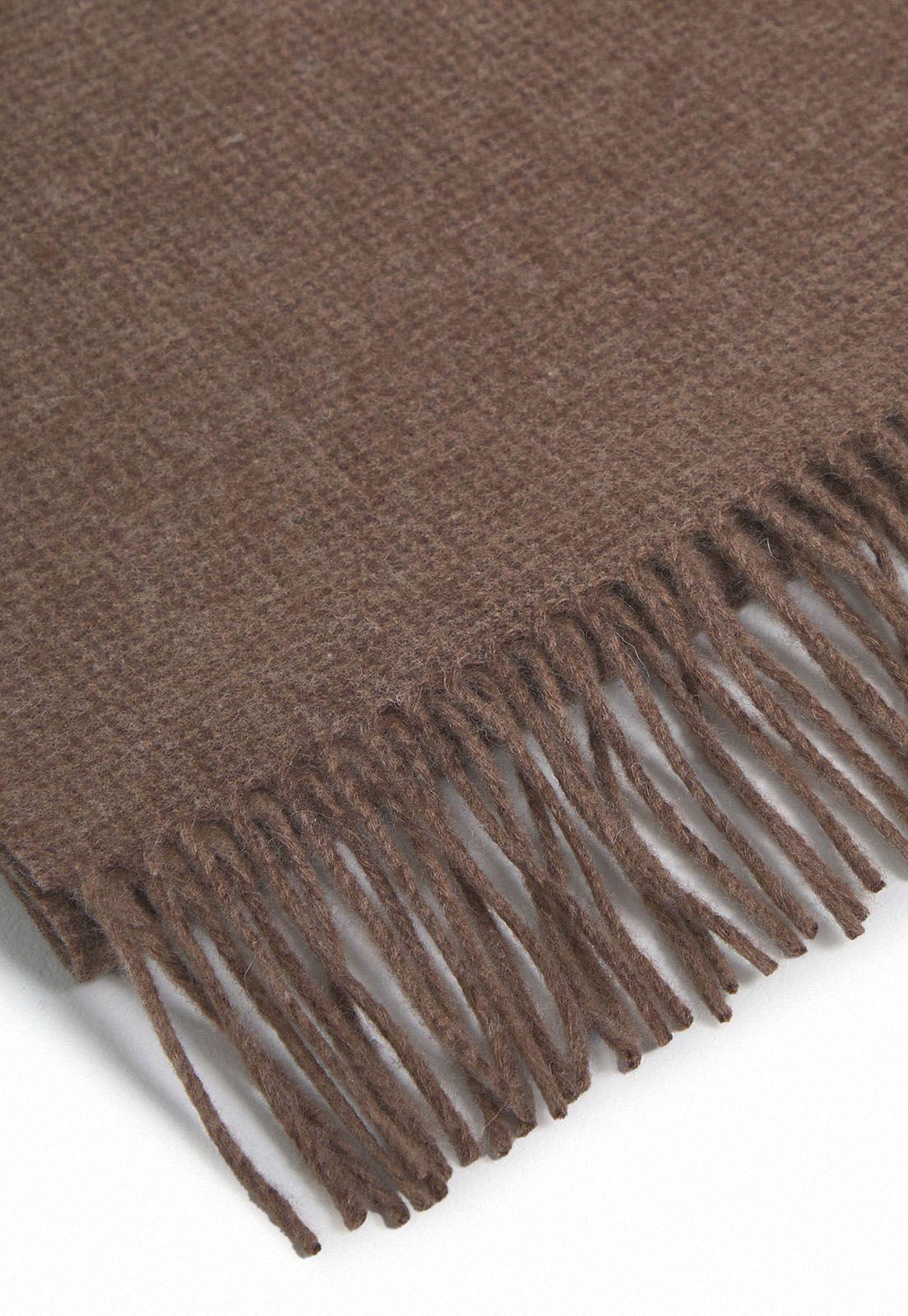 Bufanda Hombre Lana Merino Taupe-2