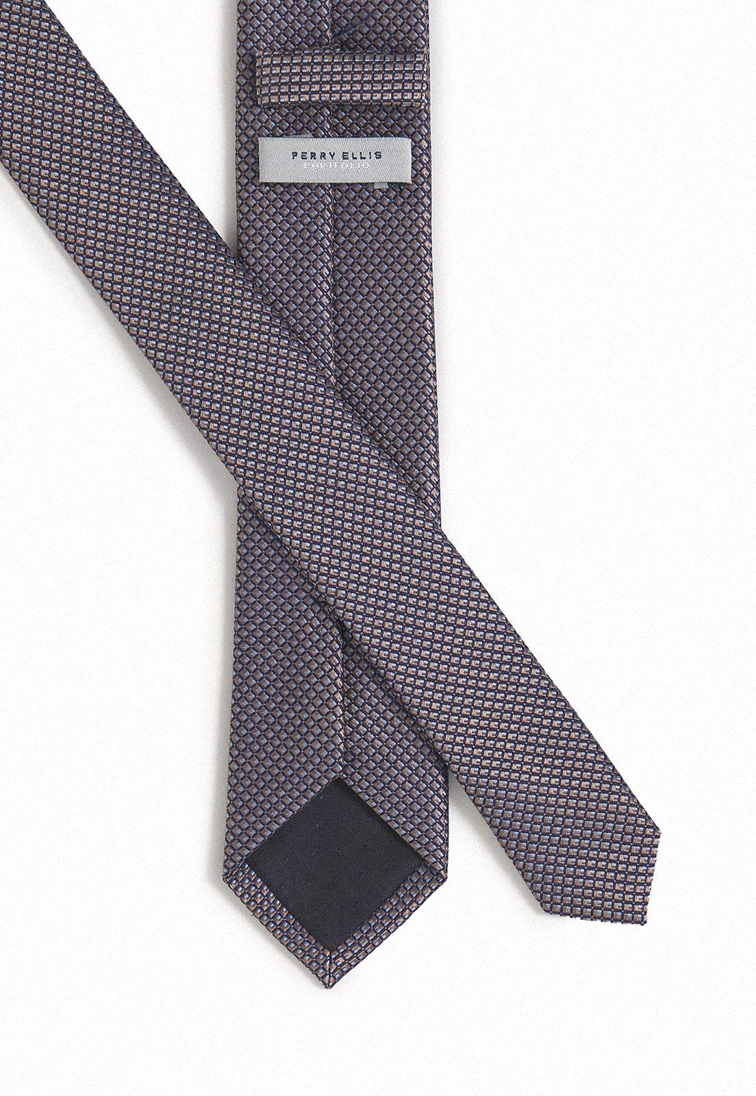 Corbata Tela Fantasía Resist Spill Azul-2