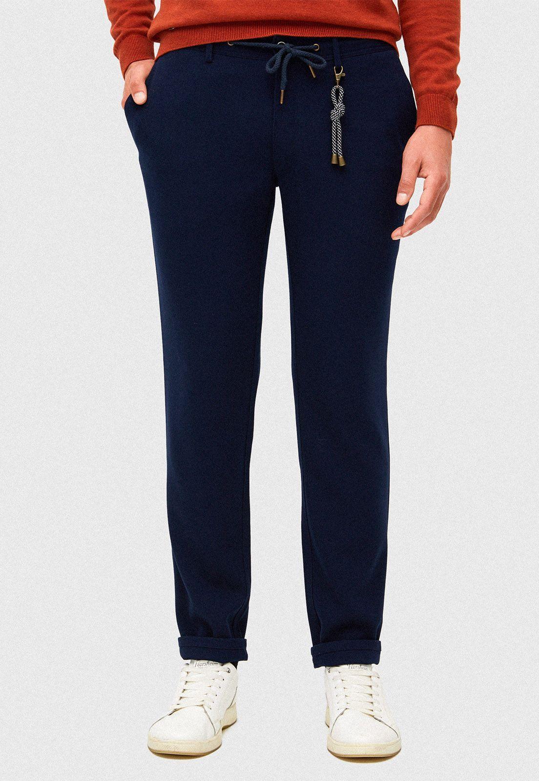 Pantalón casual Vicenzo Azul-0