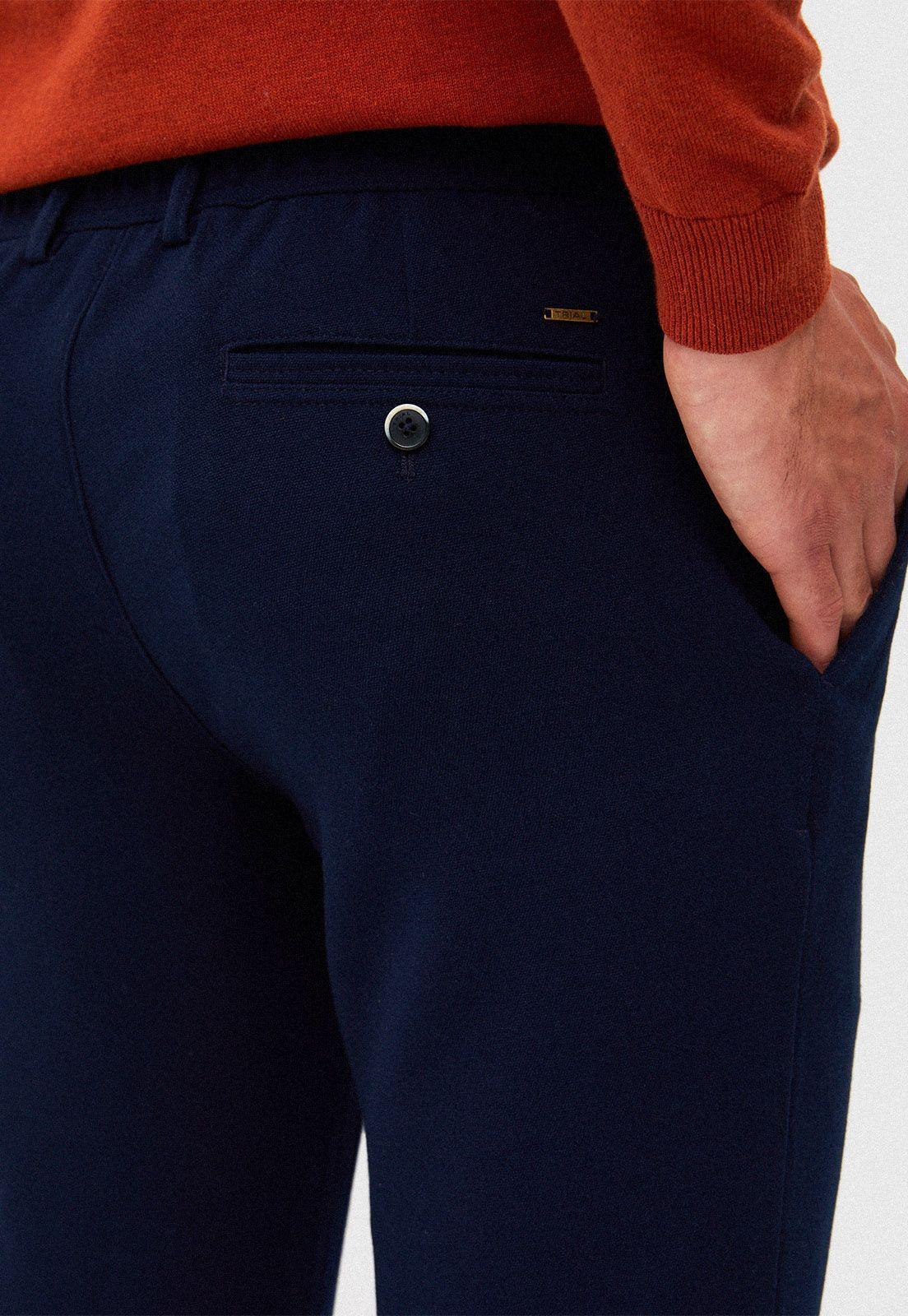 Pantalón casual Vicenzo Azul-2