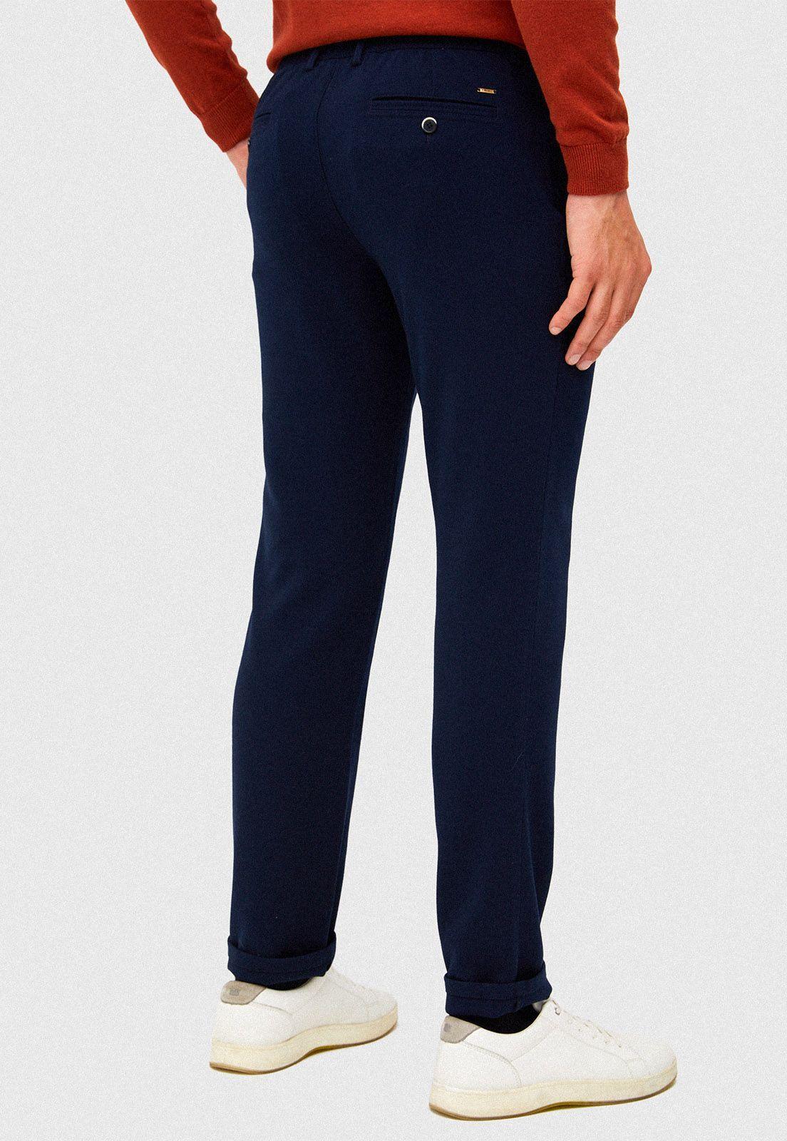 Pantalón casual Vicenzo Azul-1