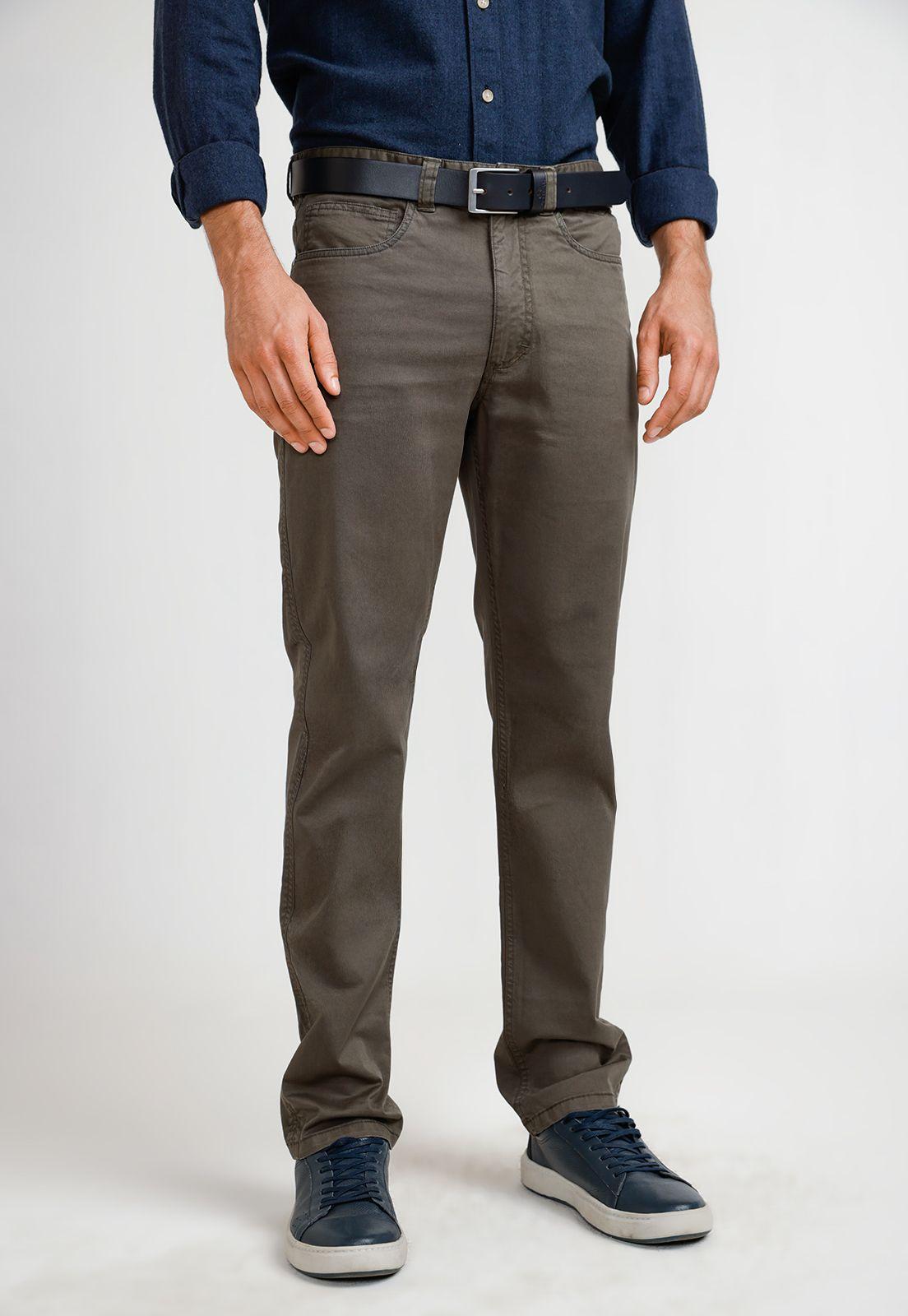 Pantalón Hombre Algodón Vilas Verde-0