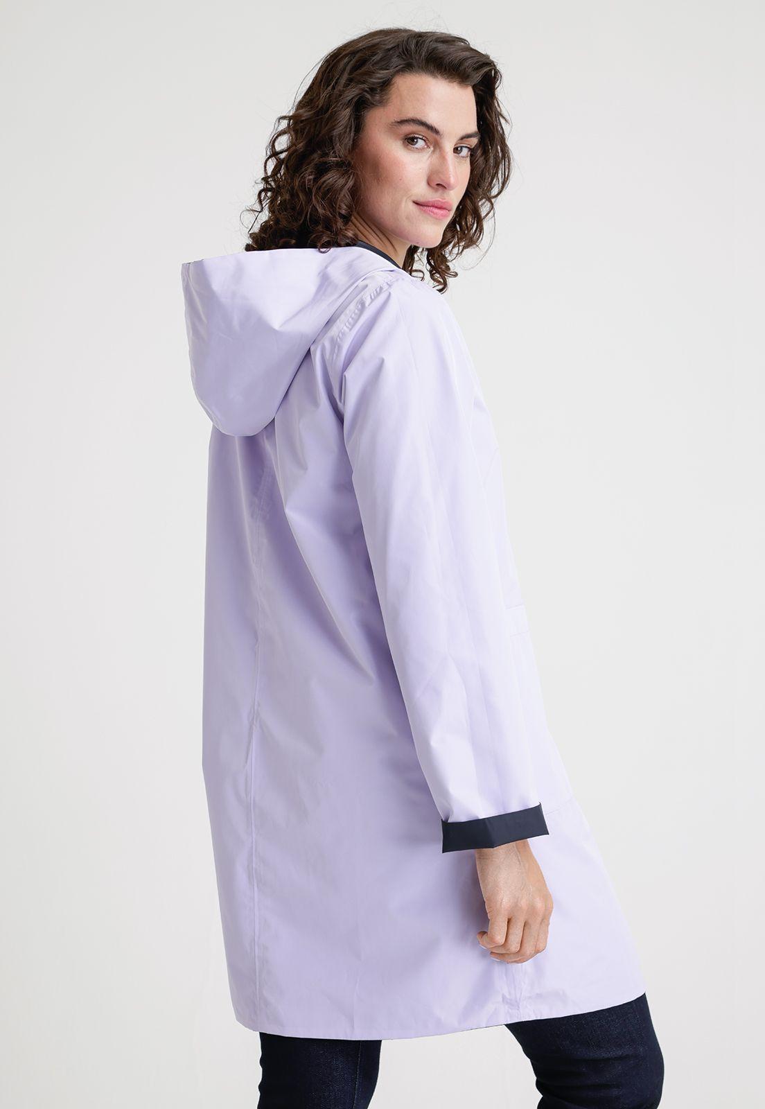 Impermeable De Mujer Modelo Paz Color Navy-3