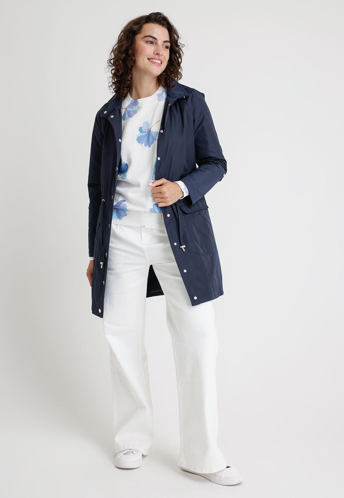 Chaqueta De Mujer Modelo Elisa Color Navy-3