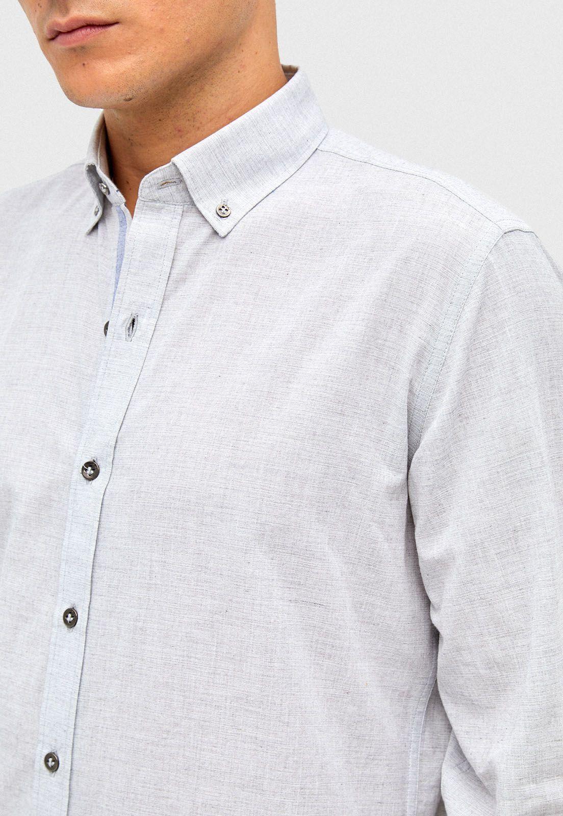 Camisa Casual Ares Gris Gris-2