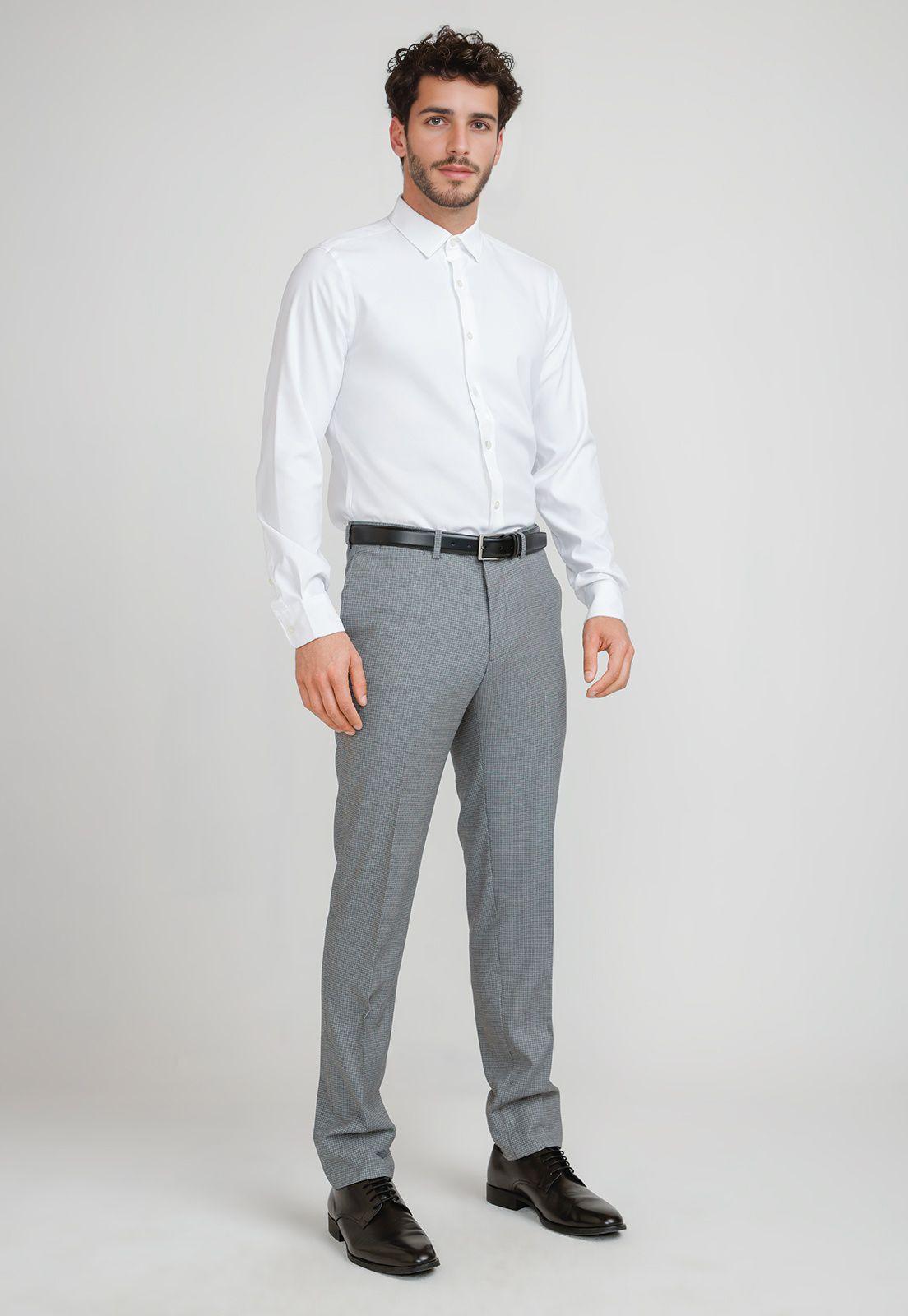 Pantalón Formal Hombre Suit Separate Gris-3
