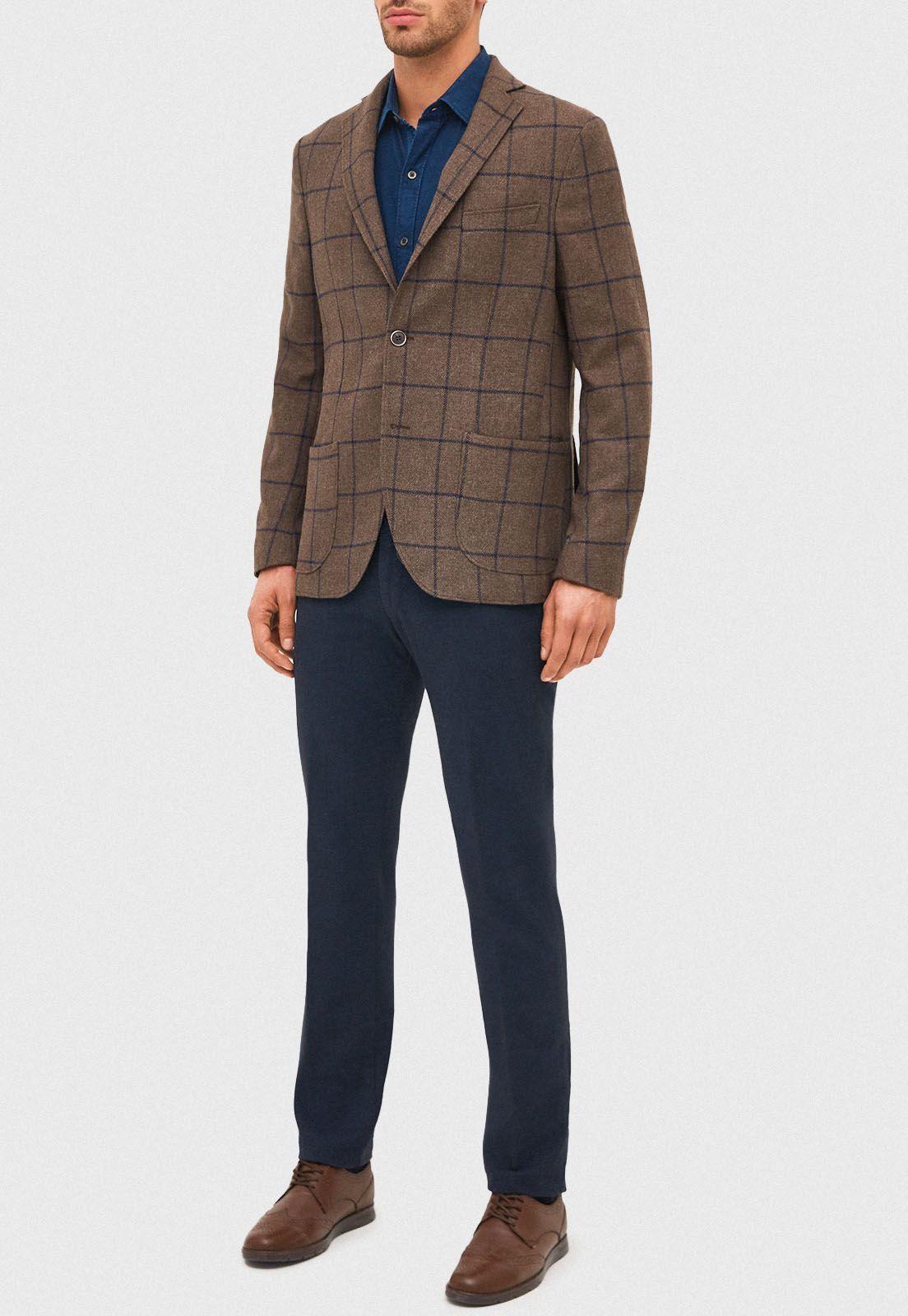 Chaqueta Europea Berlino Café-3