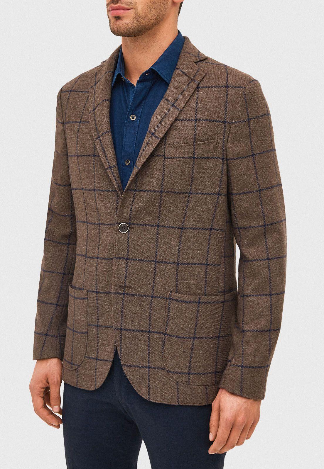 Chaqueta Europea Berlino Café-0