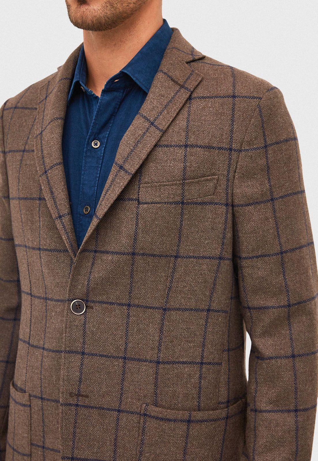 Chaqueta Europea Berlino Café-2