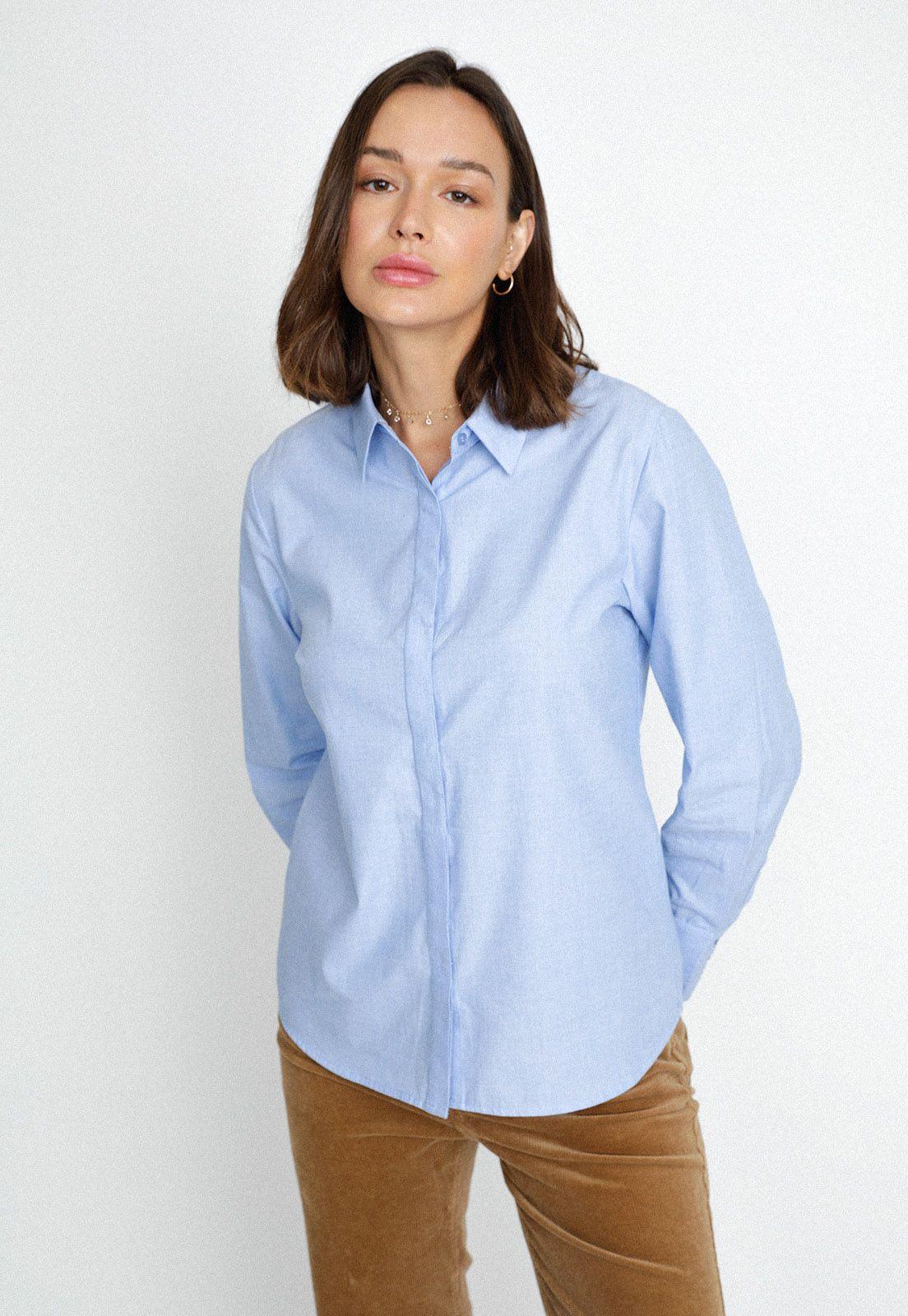 Blusa De Mujer Adagio Celeste-0
