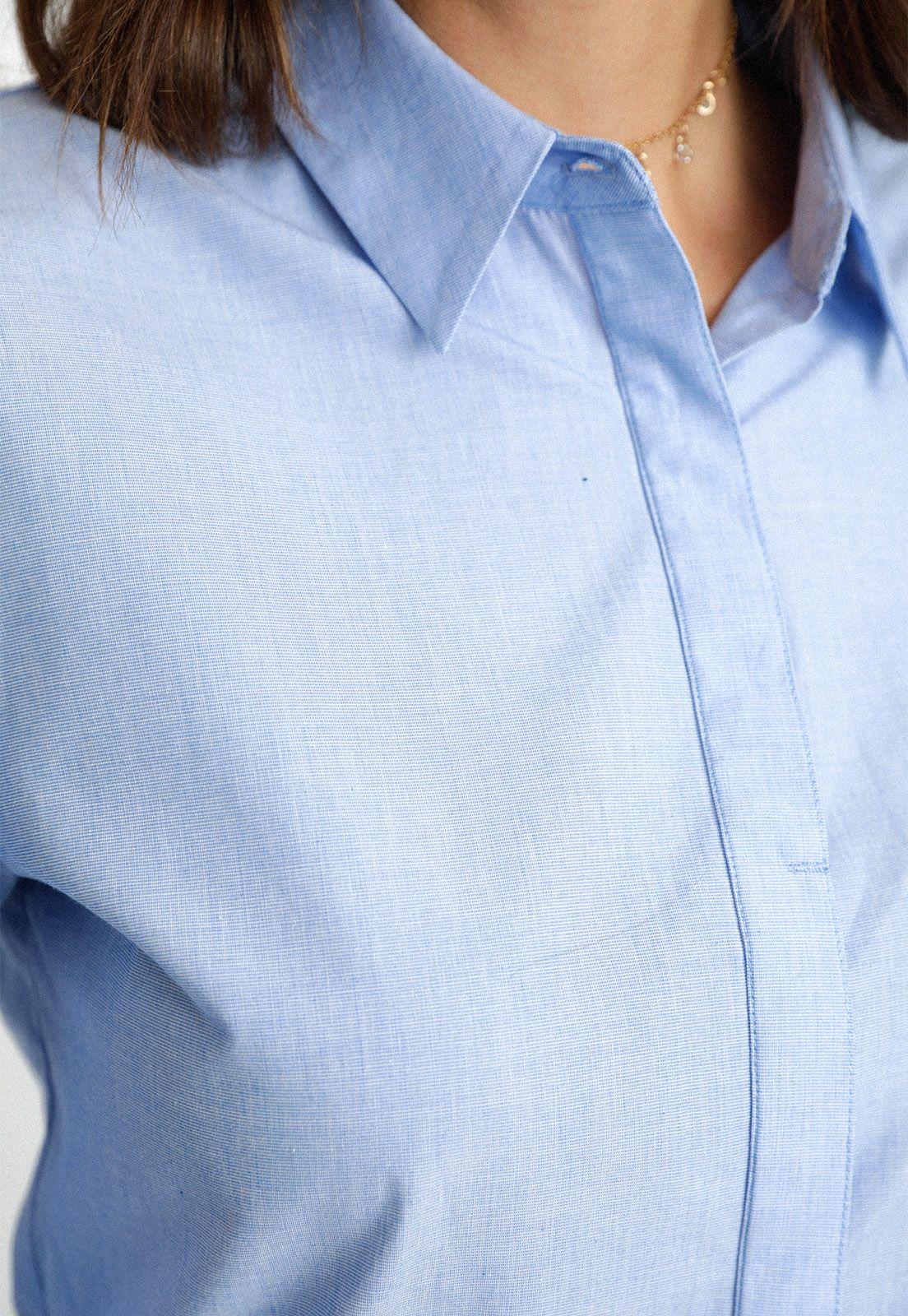 Blusa De Mujer Adagio Celeste-2