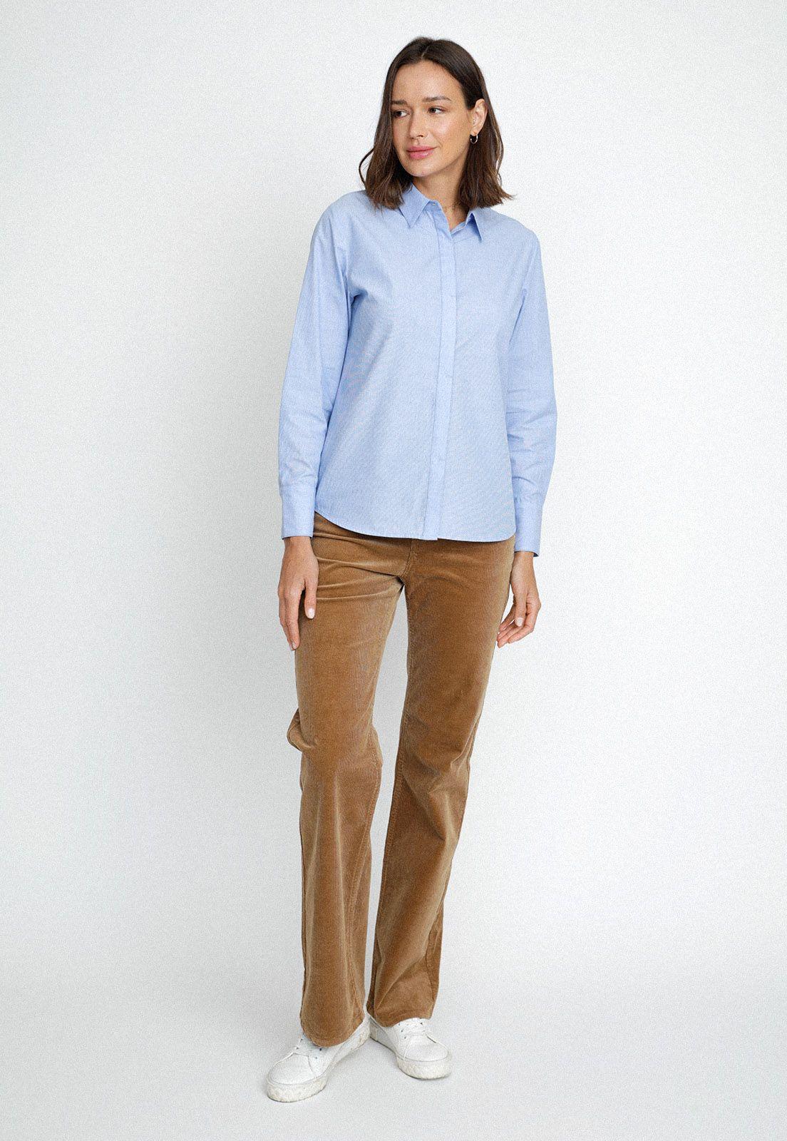 Blusa De Mujer Adagio Celeste-3