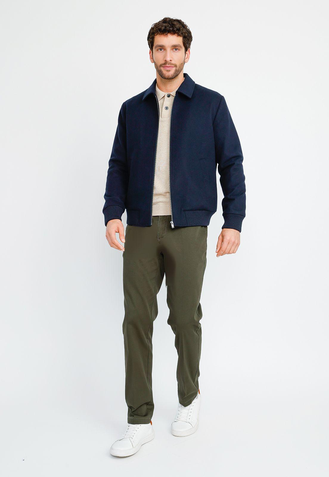 Chaqueta Casual Hombre Tanaka Azul Marino-3