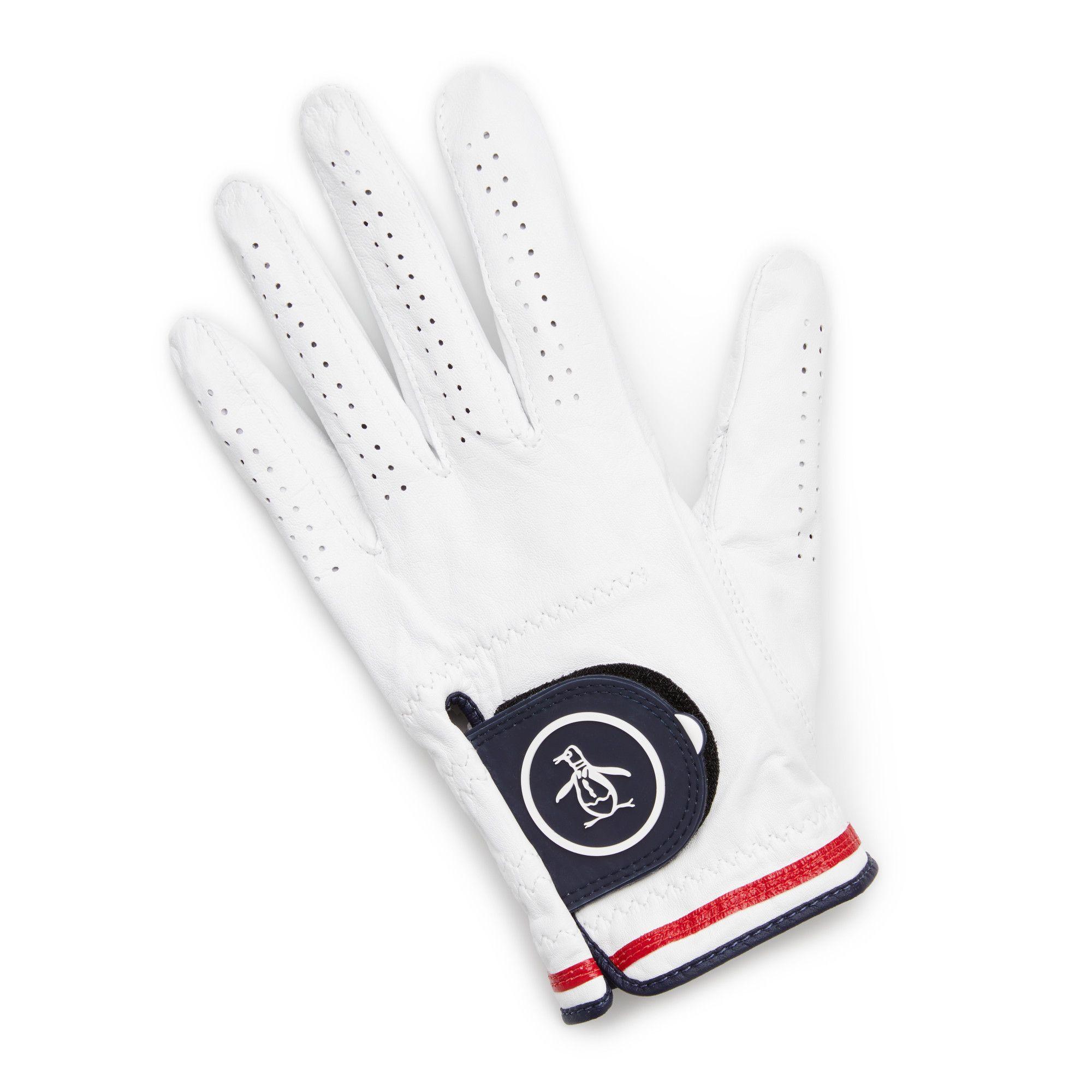 Guantes De Hombre Golf Cuero Blanco-0