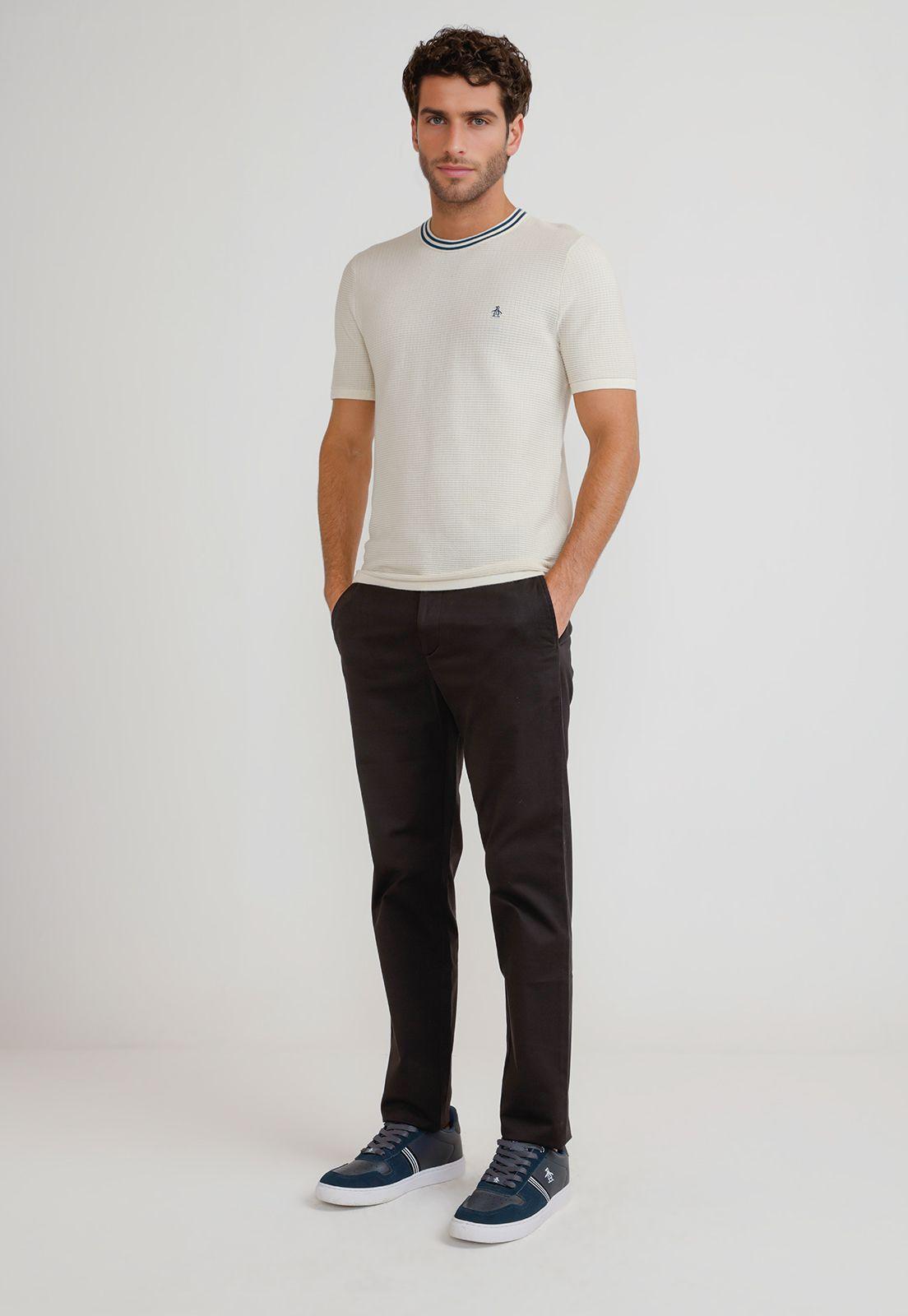 Polera Hombre Manga Corta Cruda-3