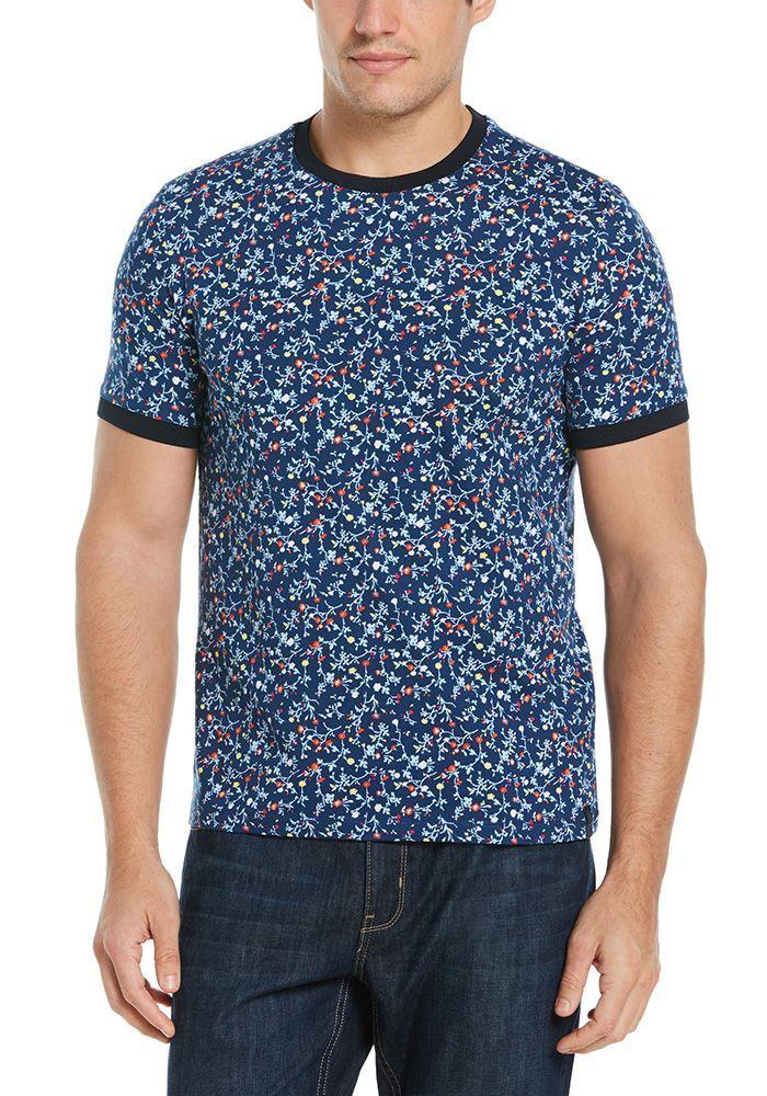 Polera Ultra Soft Celeste Flores-0