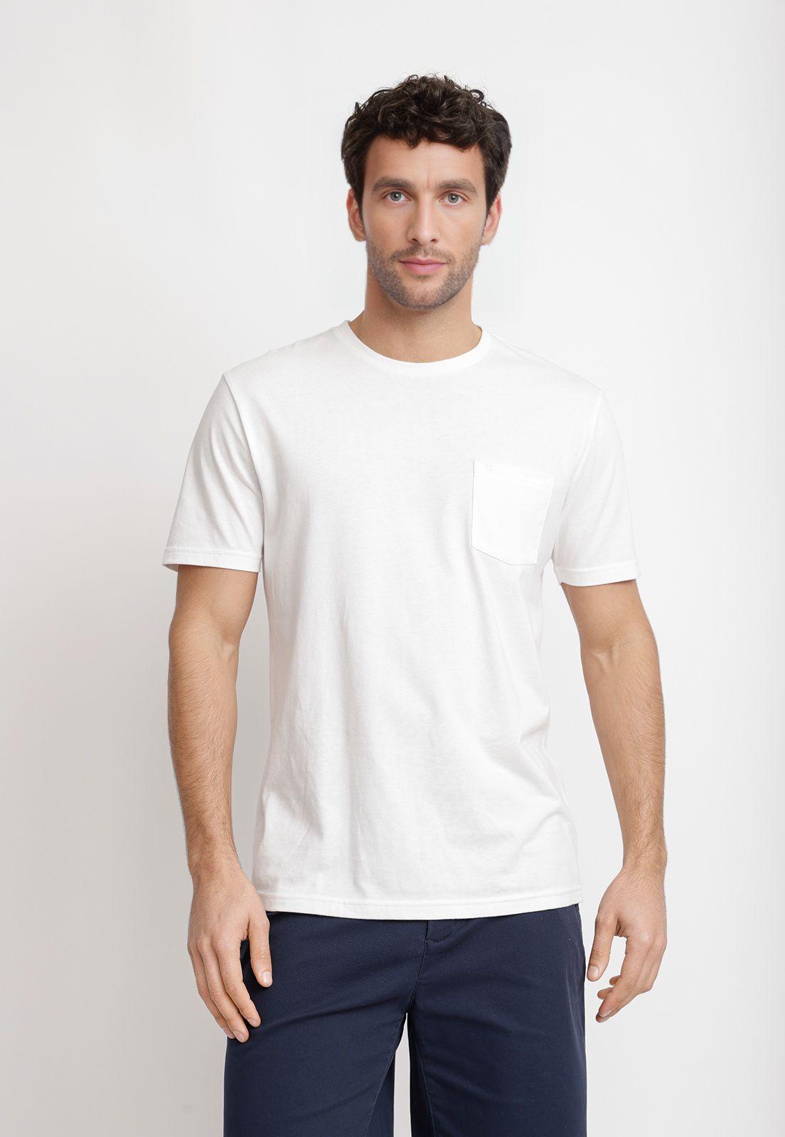 Polera Cuello C Algodón Pima Marcus Blanco-0