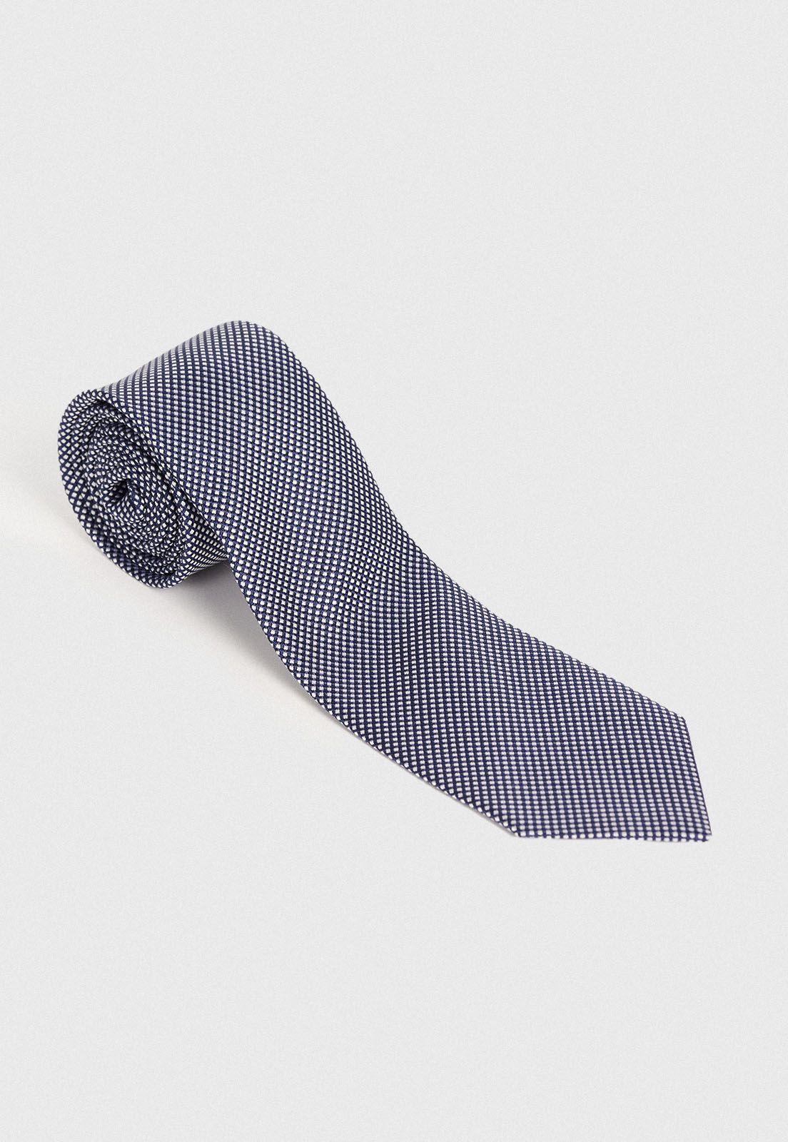 Corbata Formal Hombre Travel Seda Azul-0