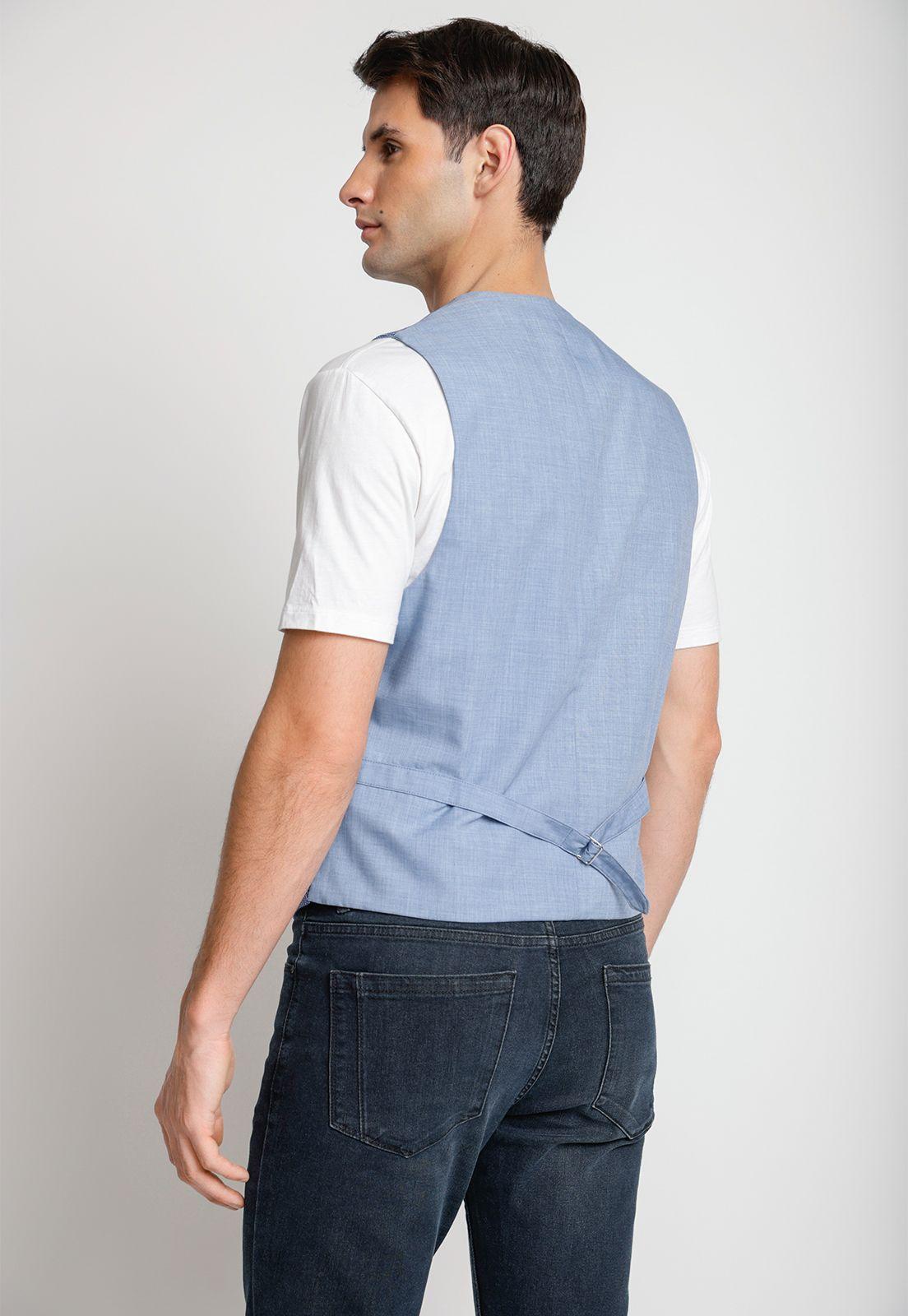 Gilet Hombre Casual Azul-1