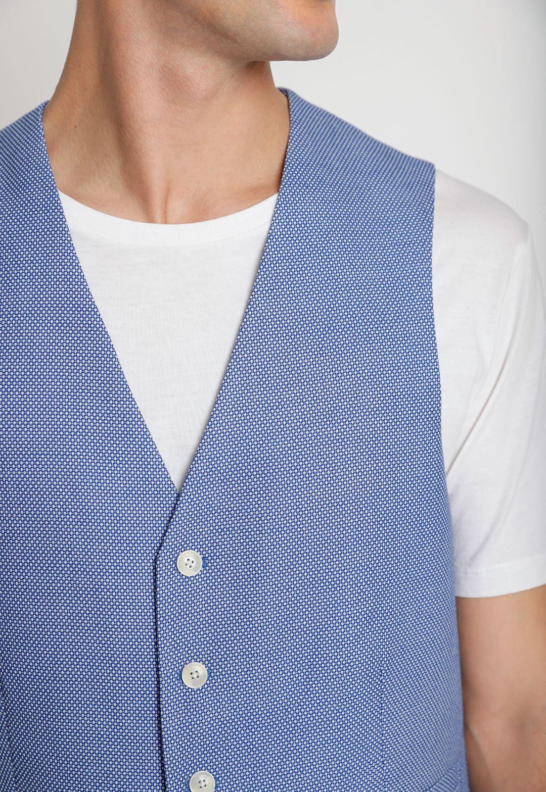 Gilet Hombre Casual Azul-2