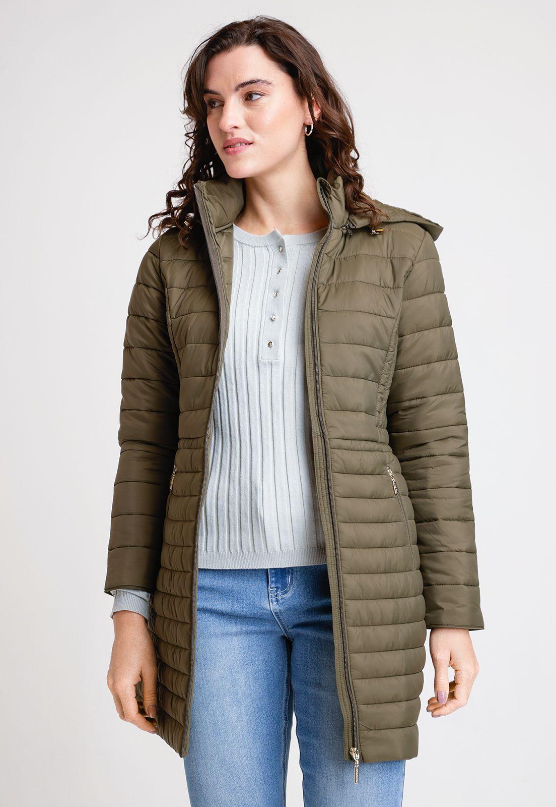 Parka De Mujer Modelo Jolie Color Verde Musgo-0