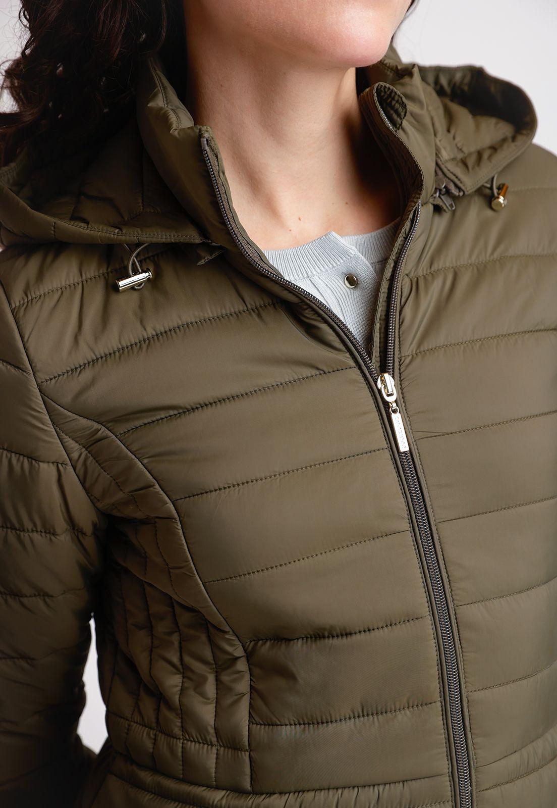 Parka De Mujer Modelo Jolie Color Verde Musgo-2