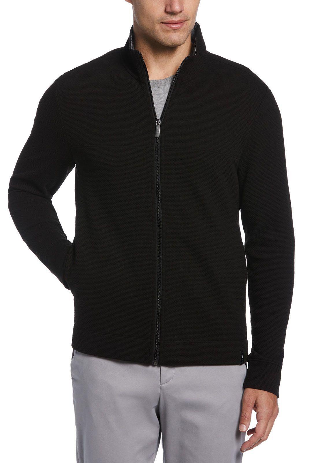 Polerón Full Zip Textura Negro-0