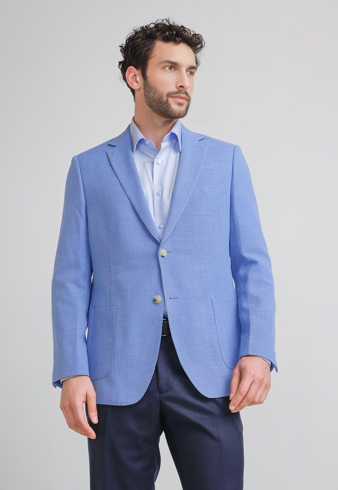 Chaqueta Hombre Formal Executive Celeste-0
