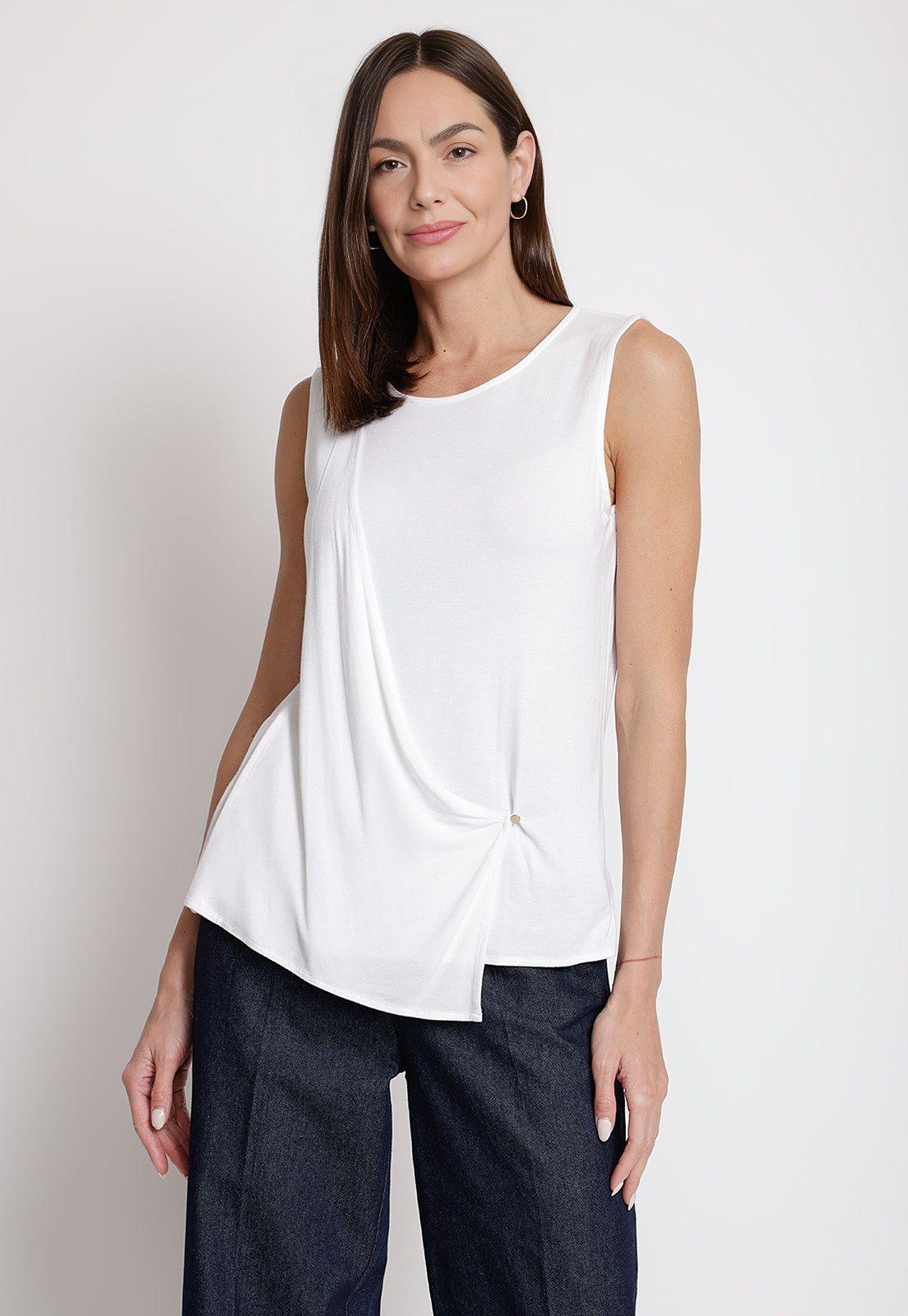 Polera de Mujer Modelo Rebecca Color Crudo-0