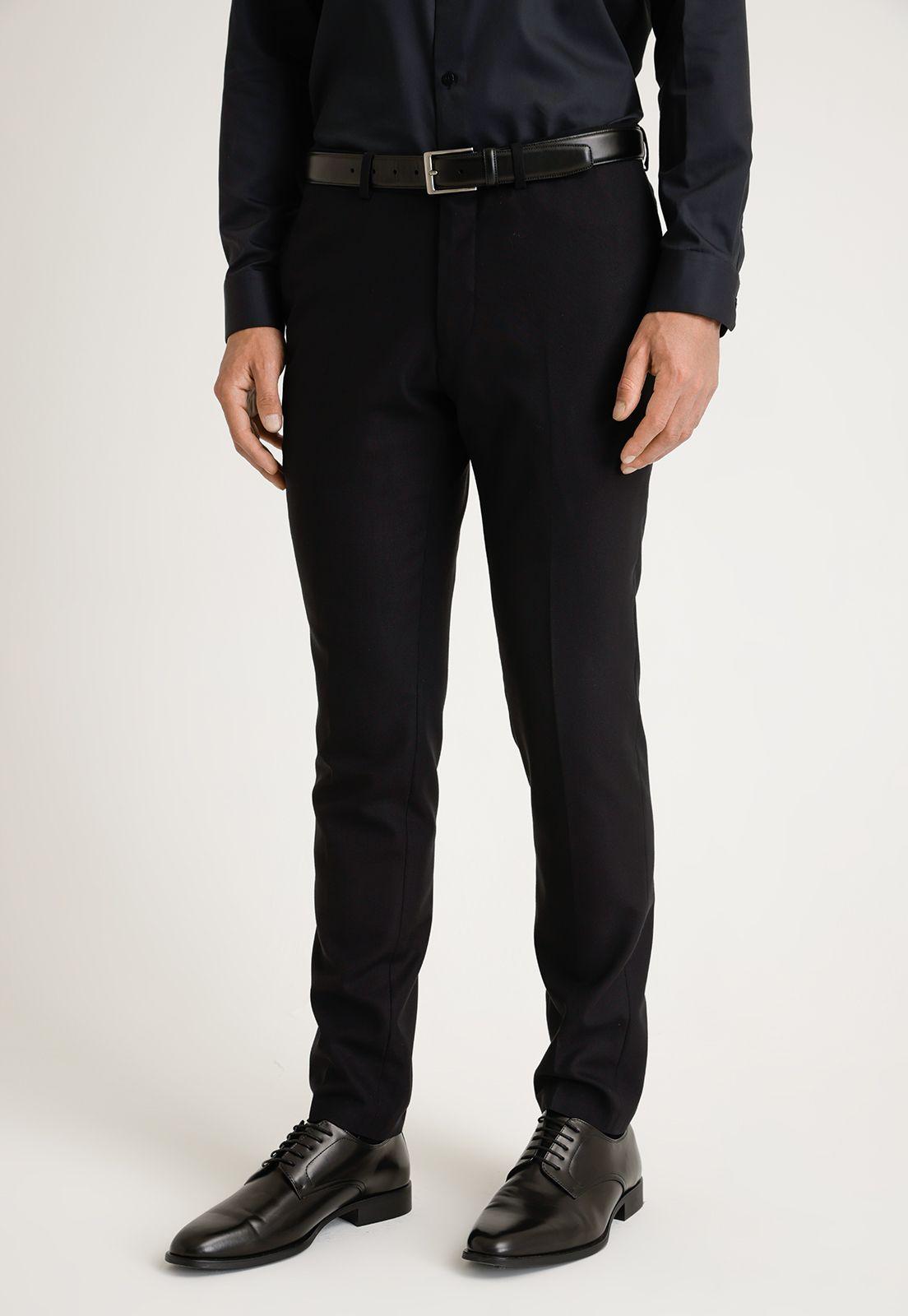 Pantalón Hombre Traje Suit Separate Washable Negro-0