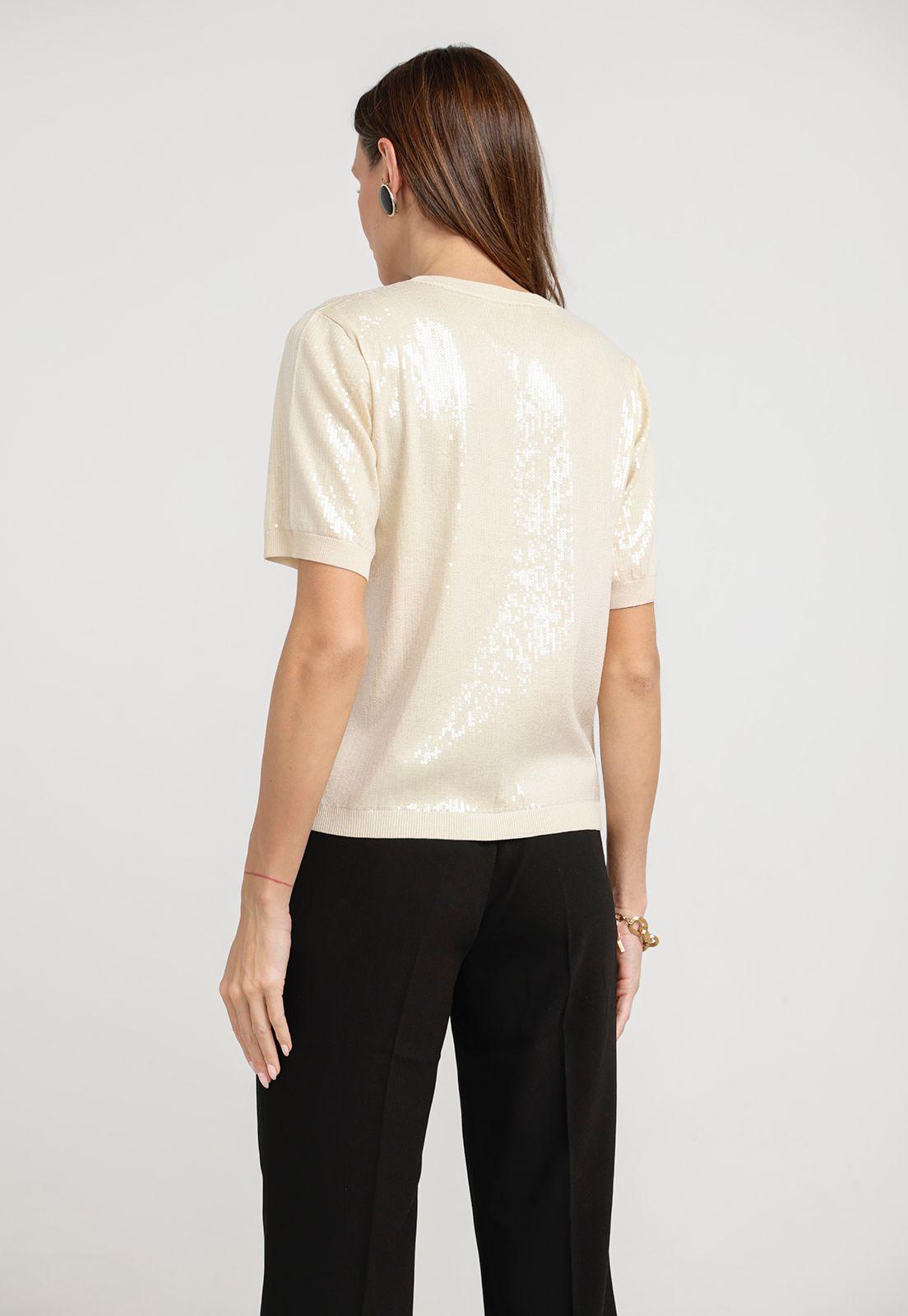 Polera Mujer Magnolia Viscosa Crema-1