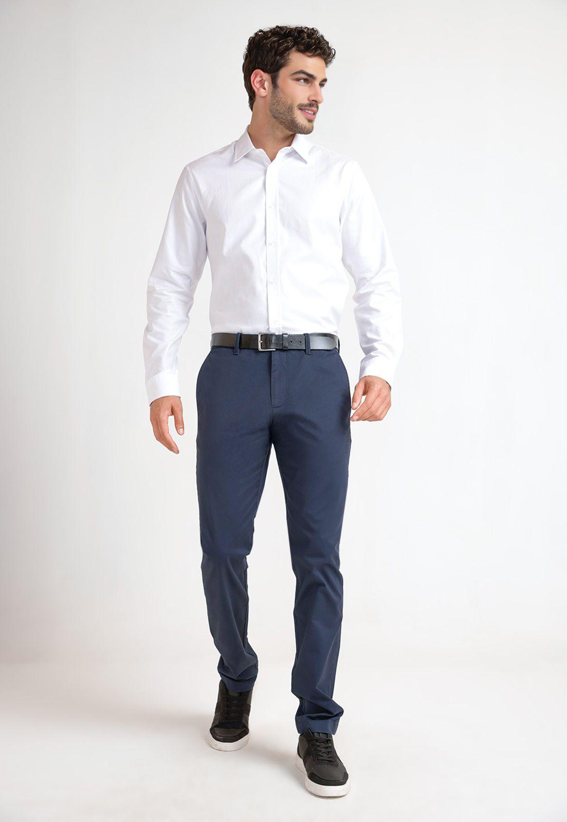 Camisa Formal Hombre Blanca-3