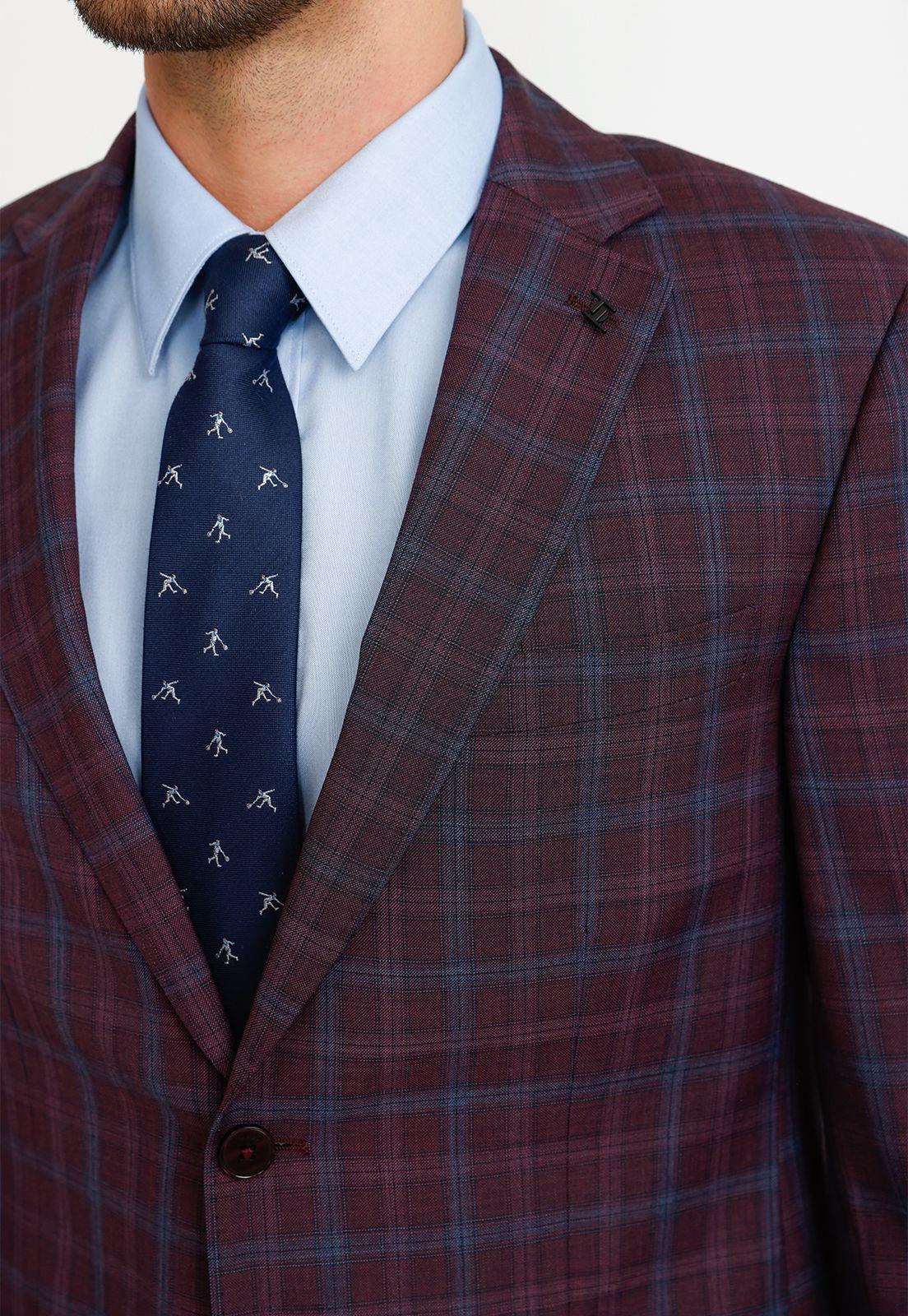 Chaqueta Formal Hombre Executive Morado-2