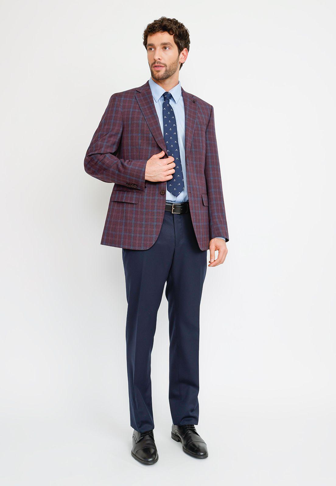 Chaqueta Formal Hombre Executive Morado-3